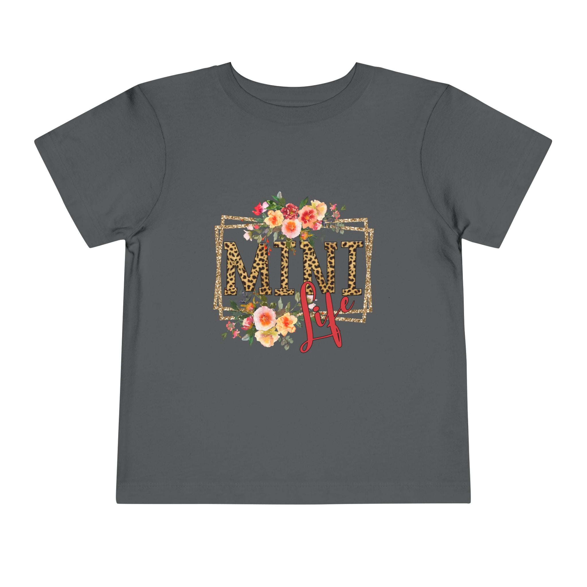 Mini Life Floral Leopard Toddler Tee