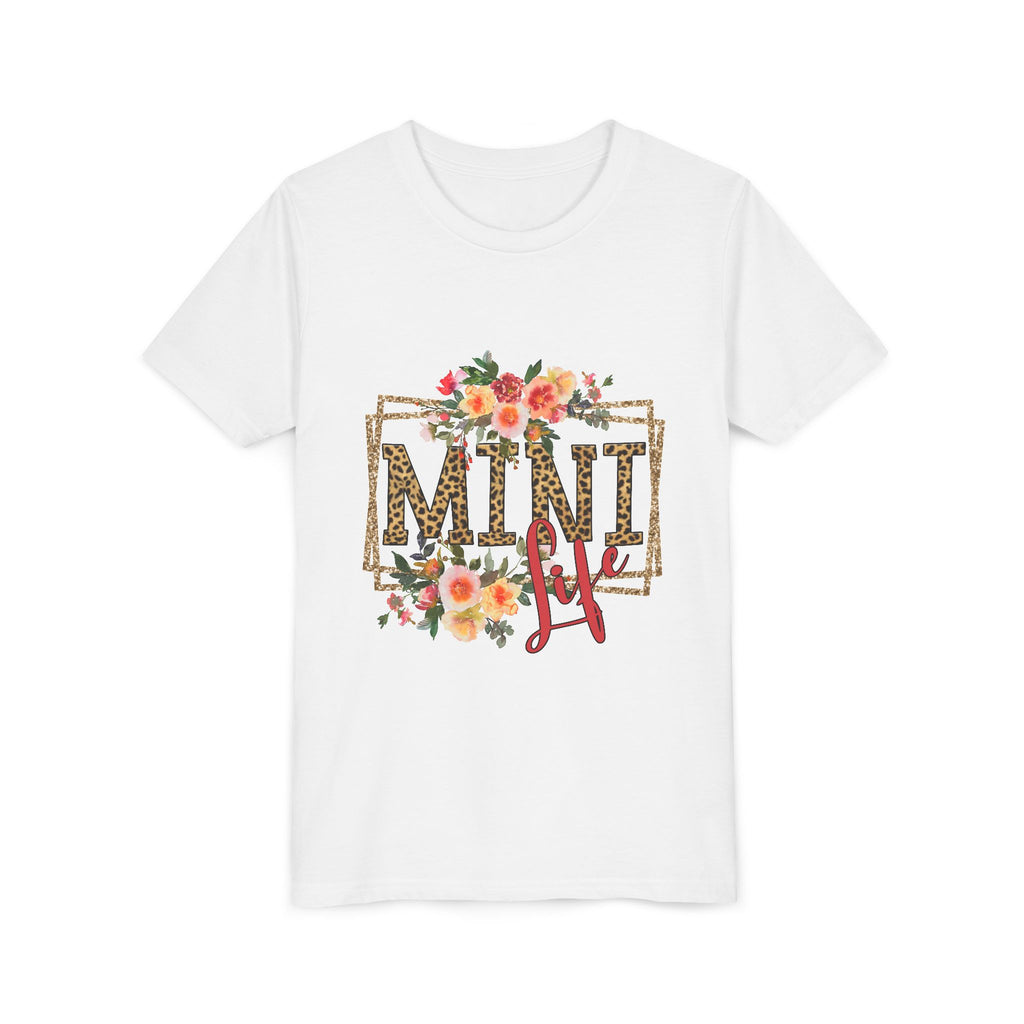Mini Me Floral Leopard Youth Tee