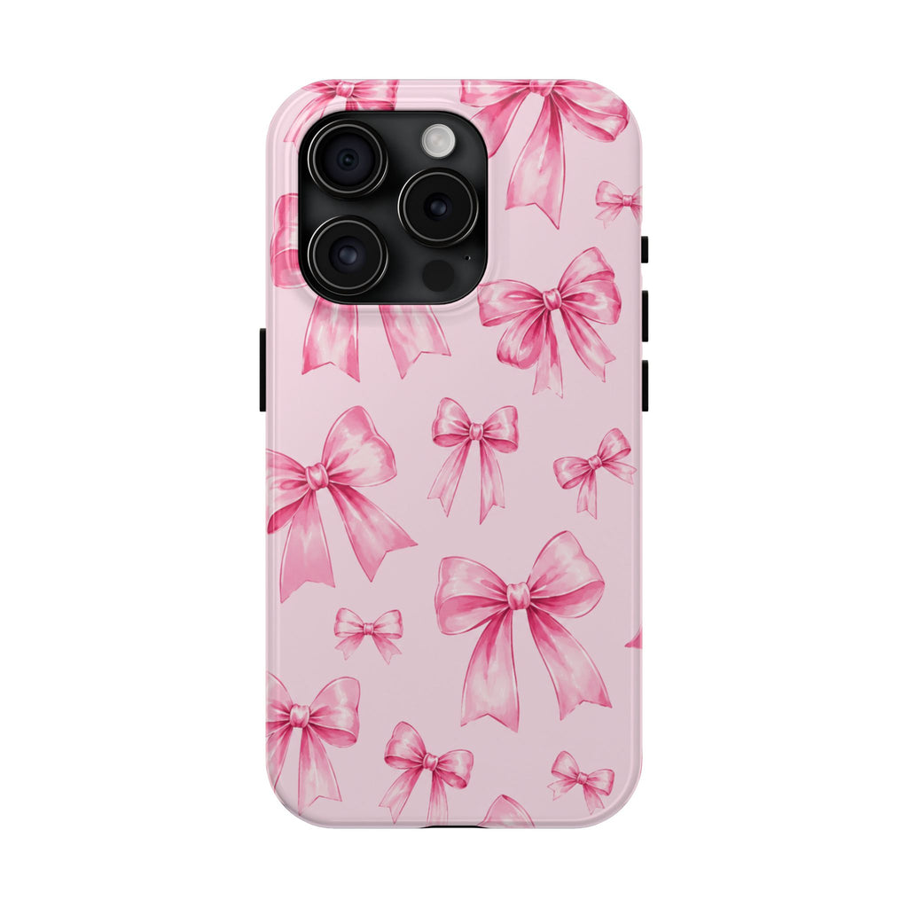 Pink Bow Tough Phone Case