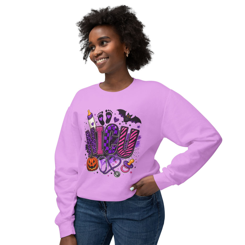 NICU Nurse Halloween Crewneck Sweatshirt
