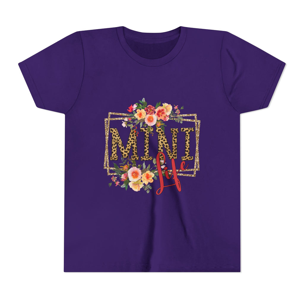 Mini Me Floral Leopard Youth Tee