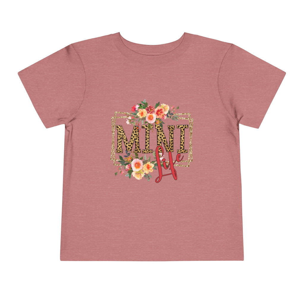 Mini Life Floral Leopard Toddler Tee