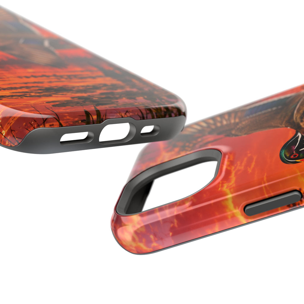 Wood Duck Sunset Phone Case — Magnetic Impact-Resistant