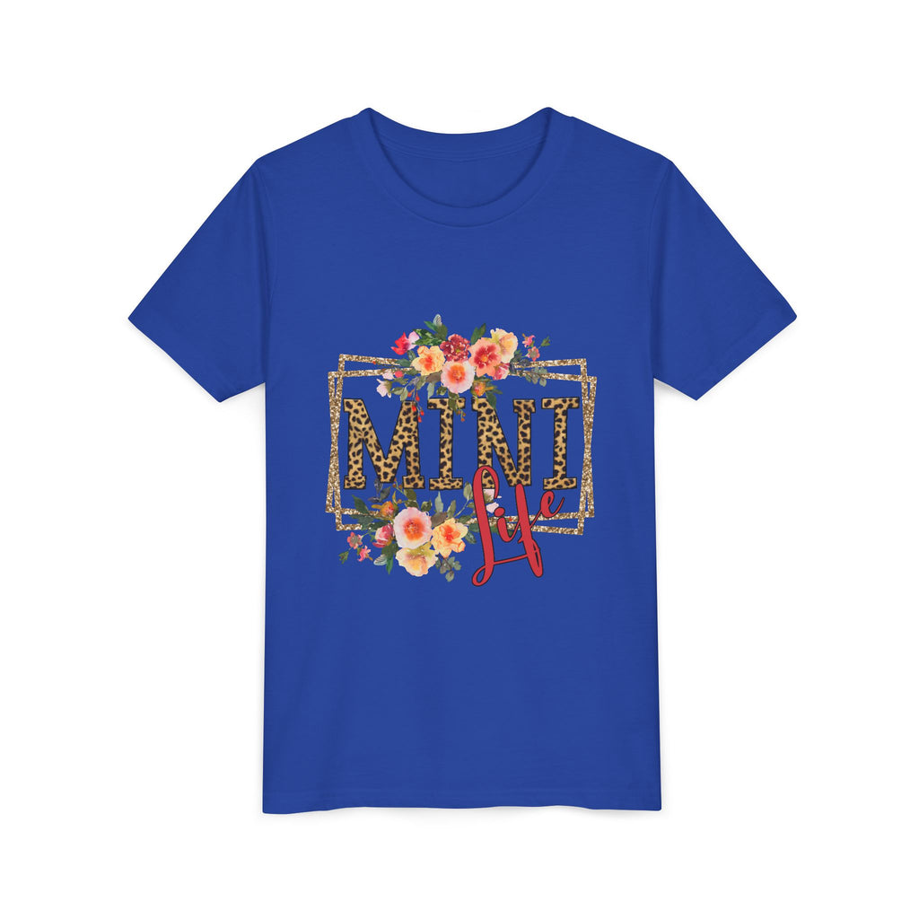Mini Me Floral Leopard Youth Tee