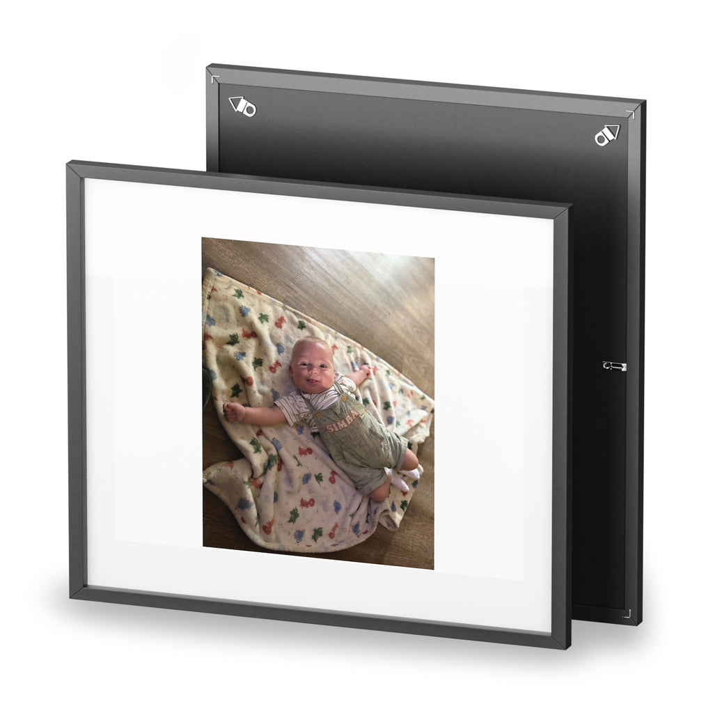 Custom Framed Photo Print — Personalized Matte Poster (Baby Photo)