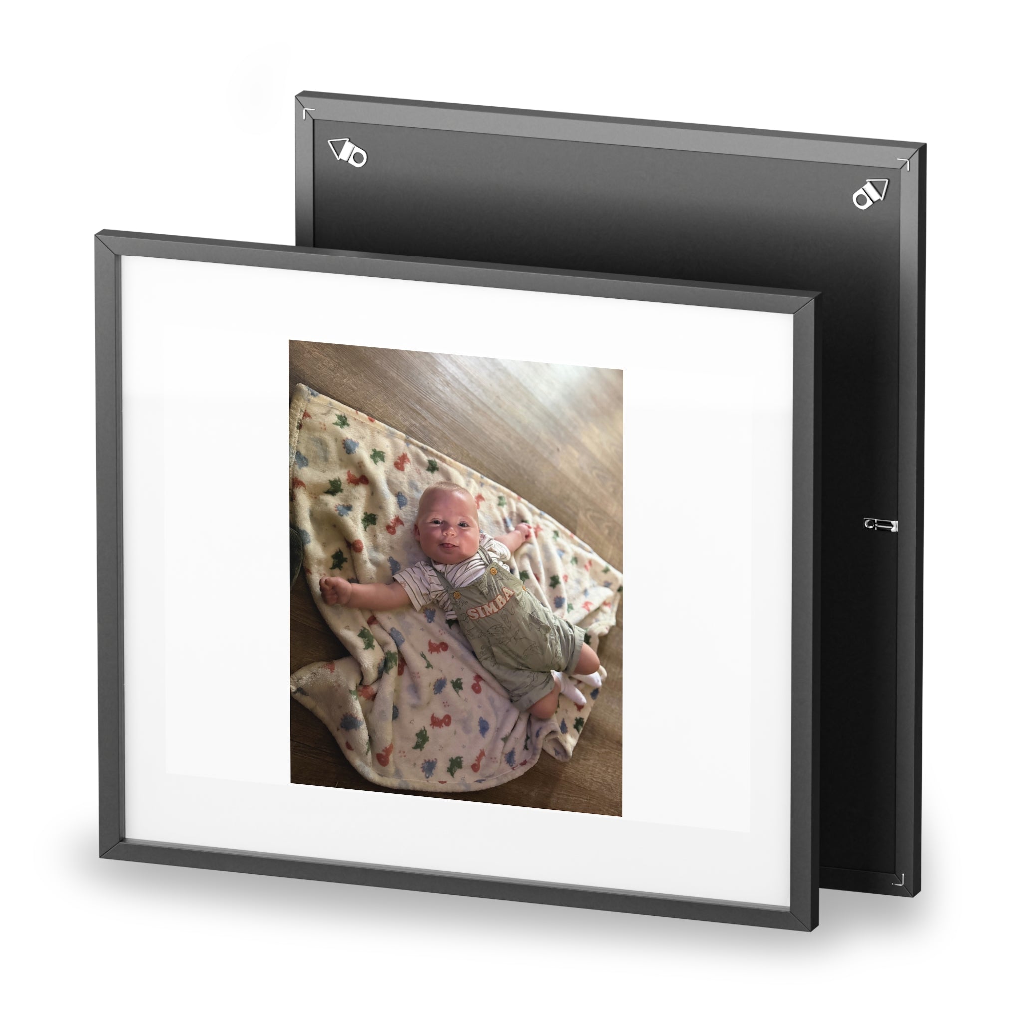 Custom Framed Photo Print — Personalized Matte Poster (Baby Photo)