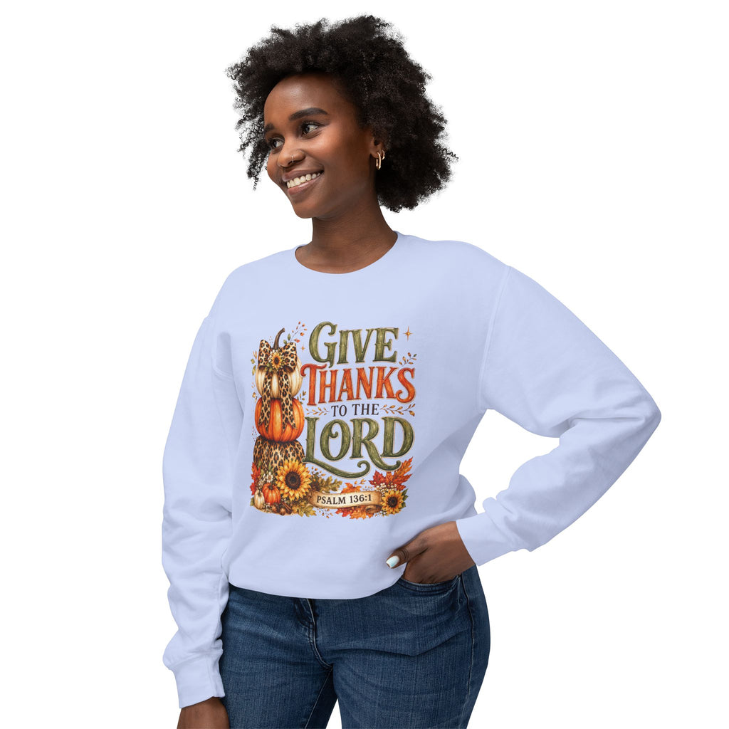 Give Thanks to the Lord Crewneck Sweatshirt