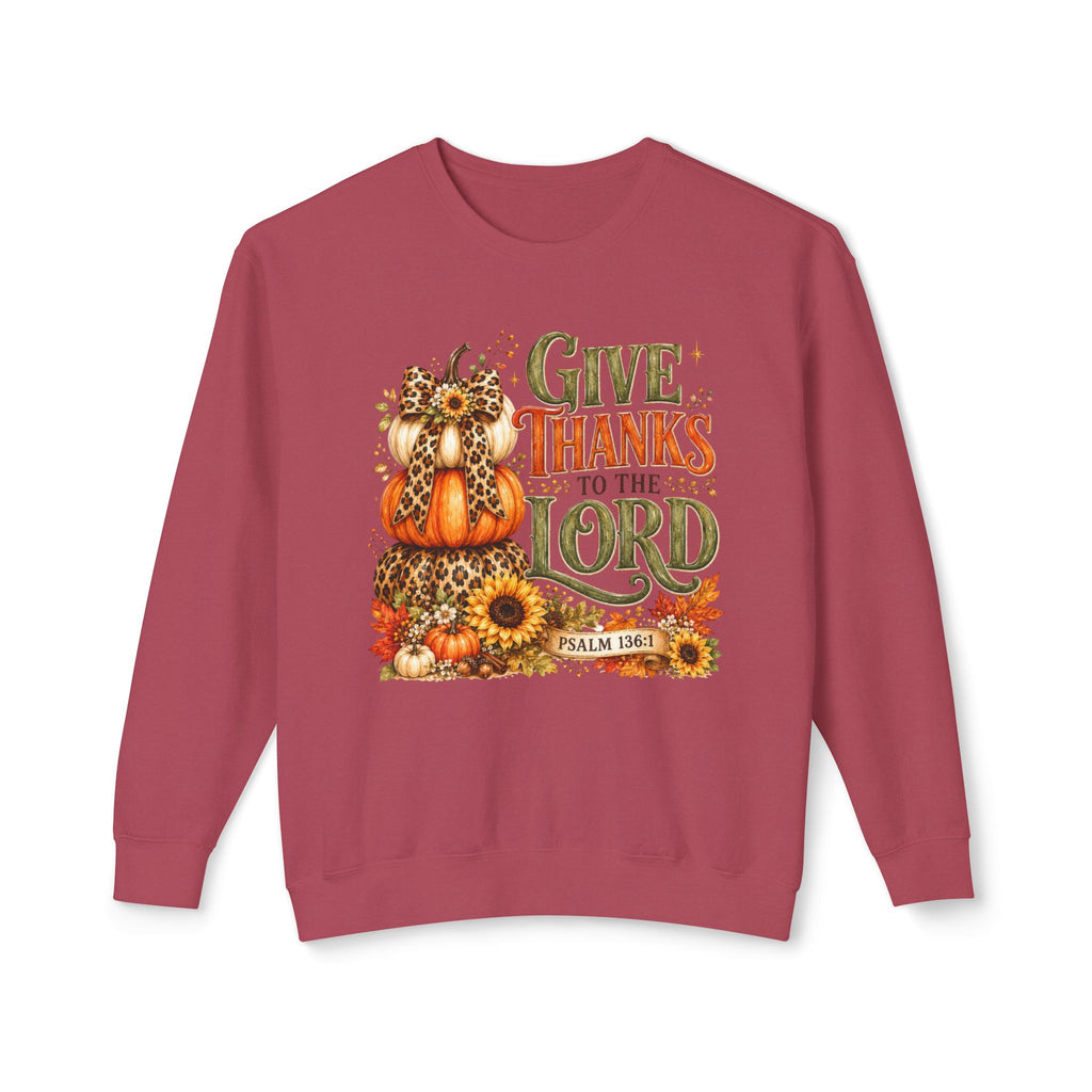 Give Thanks to the Lord Crewneck Sweatshirt