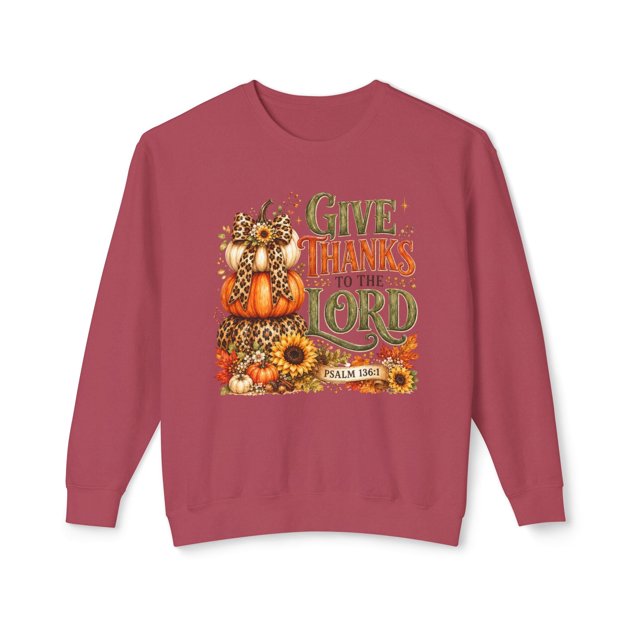 Give Thanks to the Lord Crewneck Sweatshirt