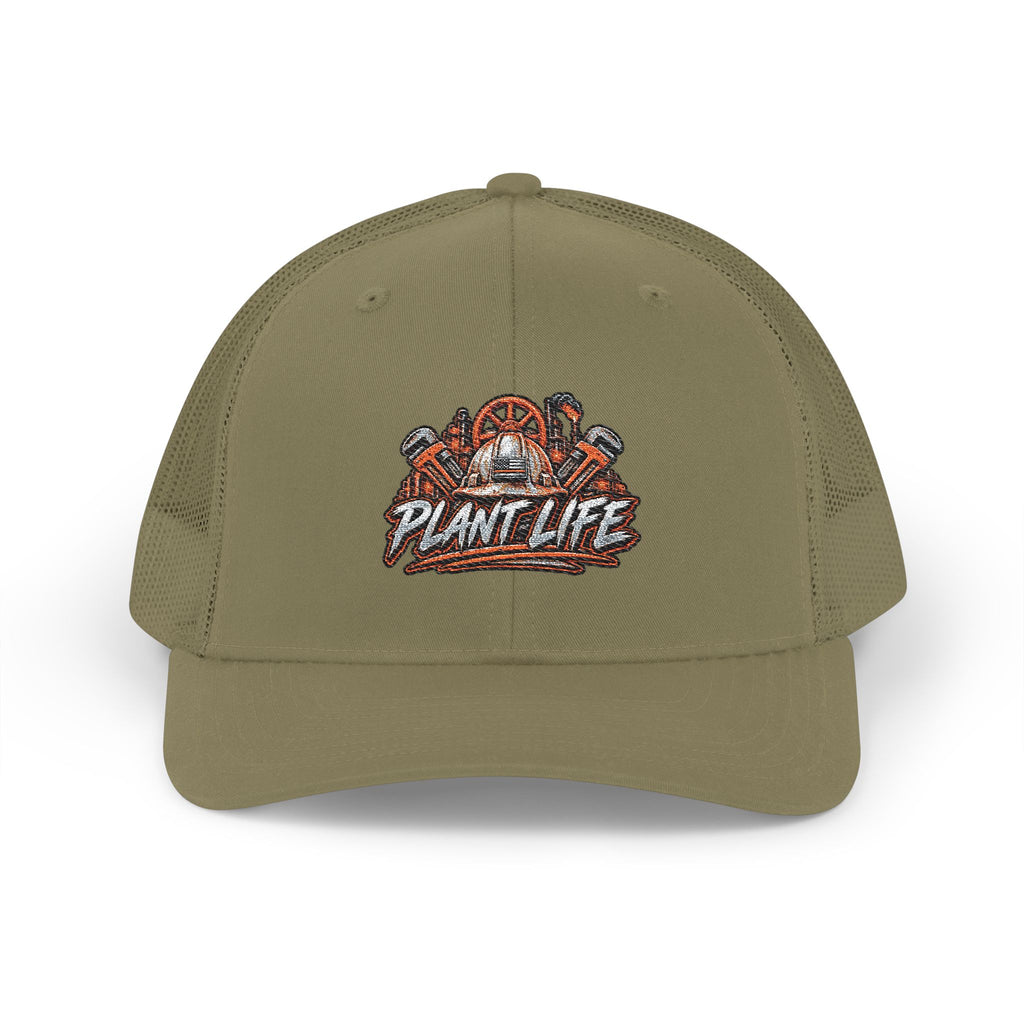Plant Life Trucker Cap — Vintage Gardening Snapback Hat