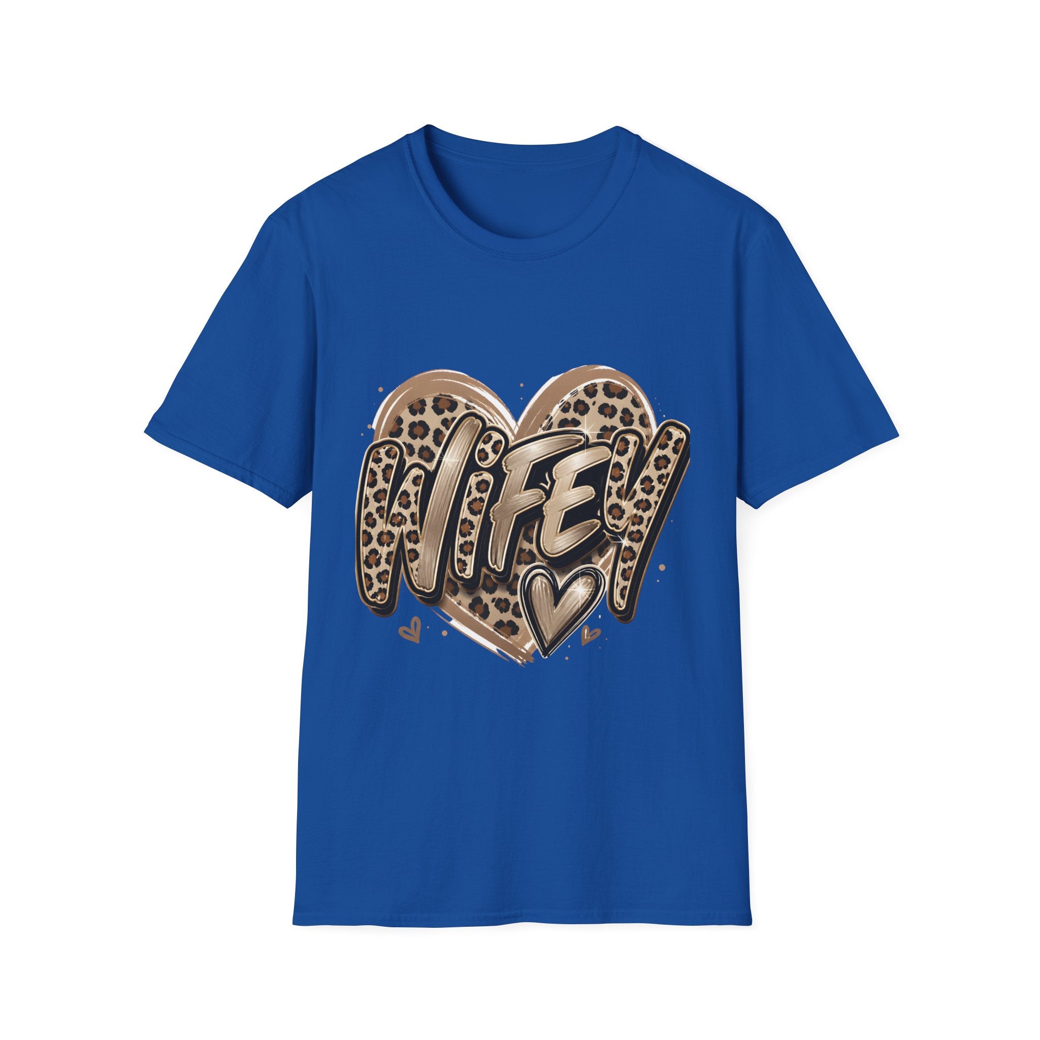 Mom Heart Leopard T‑Shirt