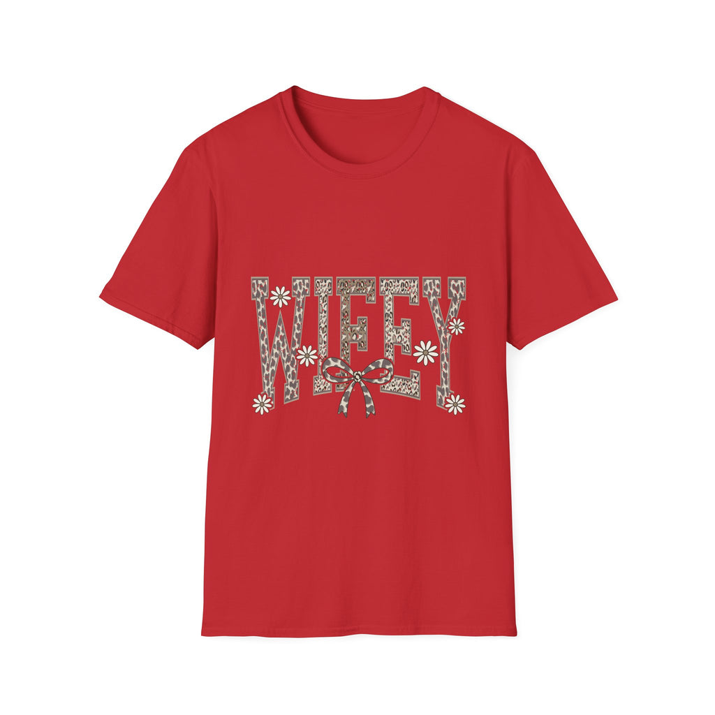 Wifey Leopard Floral T-Shirt