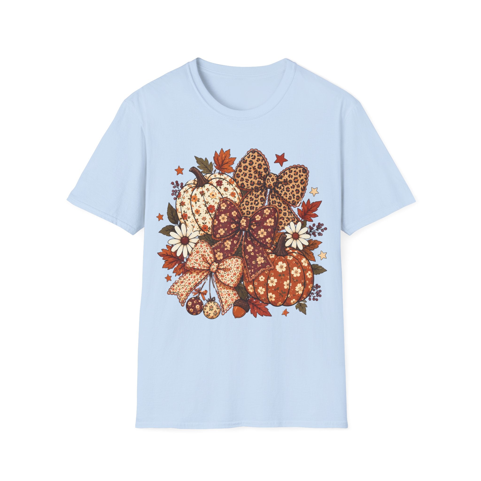 Fall Leopard Pumpkins T-Shirt
