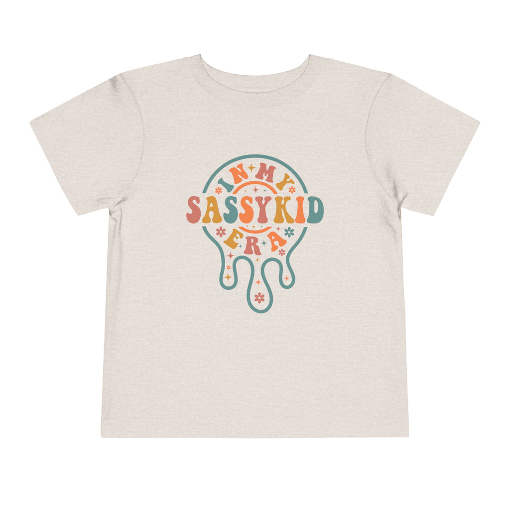 Sassy Kid Toddler Tee — Retro Drip Graphic