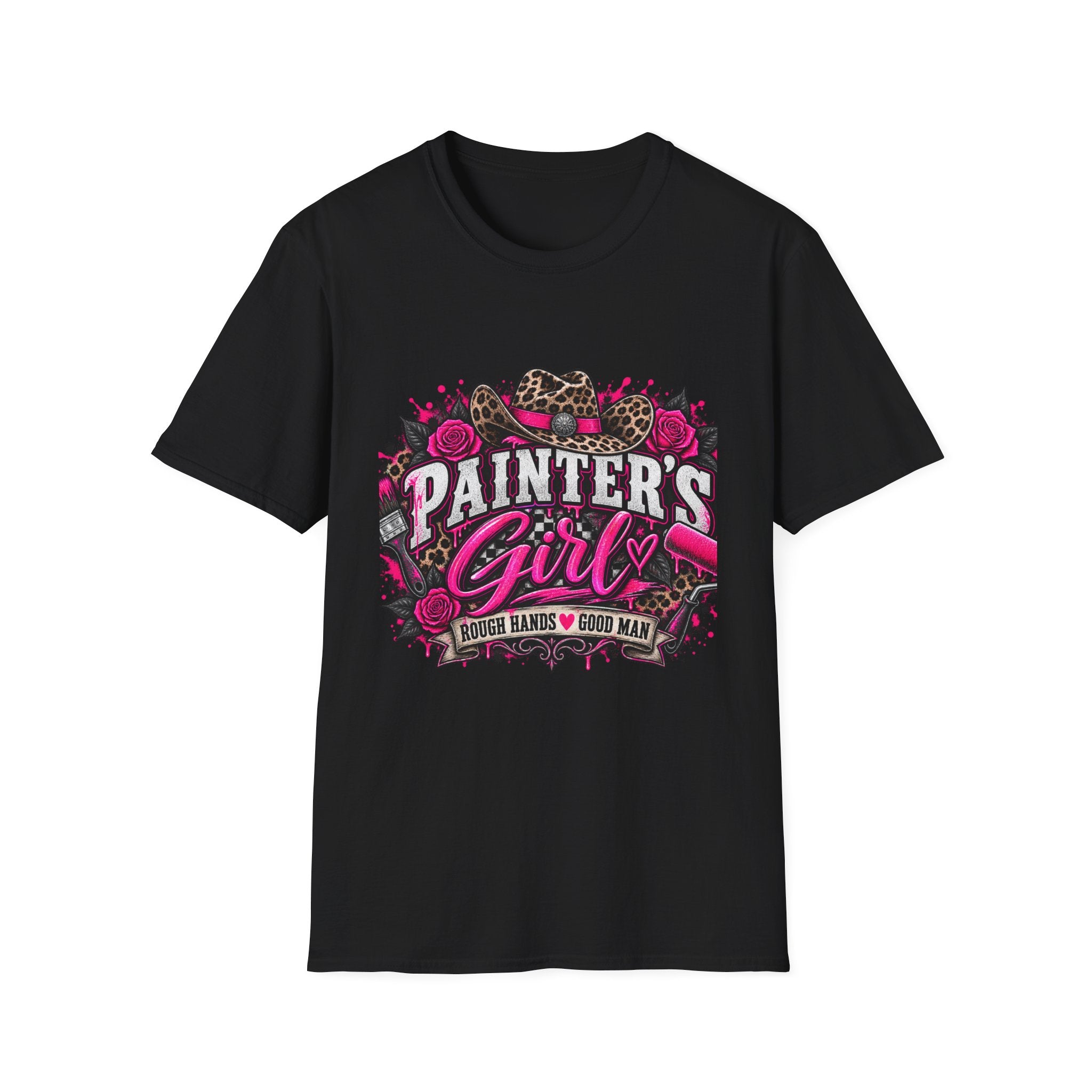 Painter's Girl T-Shirt — Feminine Cowgirl Paint Crew Tee