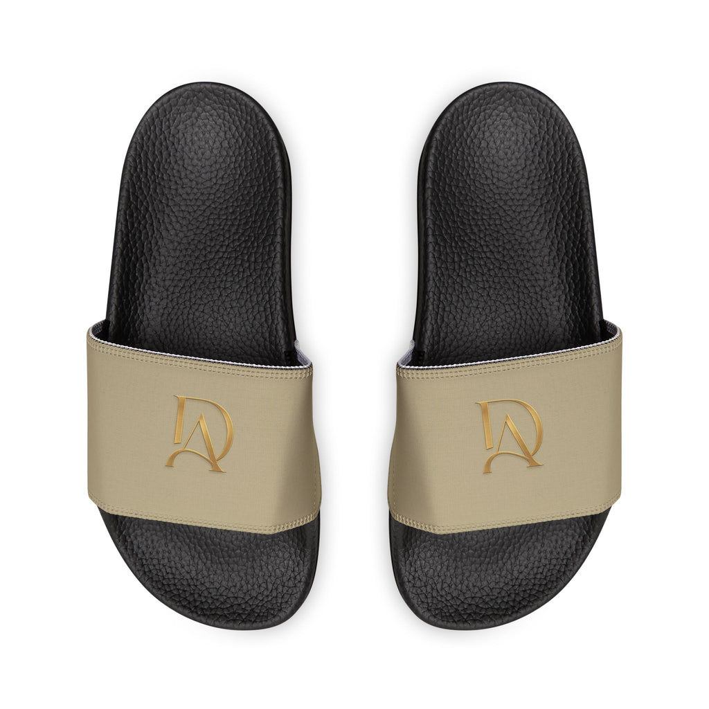 Men's Adjustable Slide Sandals — Removable Strap, Cushioned Pool & Casual Slides