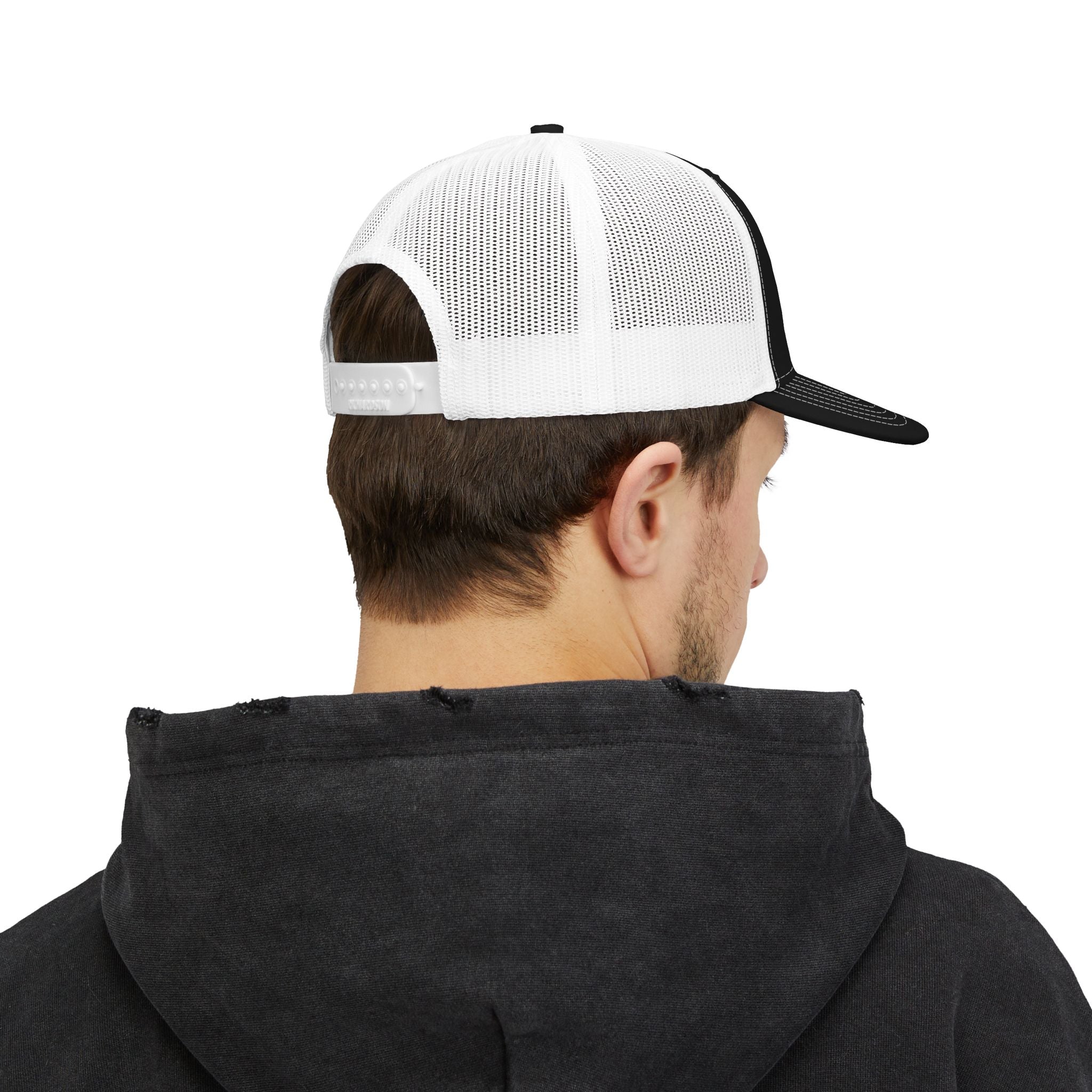 Truck Life Snapback Trucker Cap — Embroidered Semi Truck Dad Hat for Truckers & Road Lovers