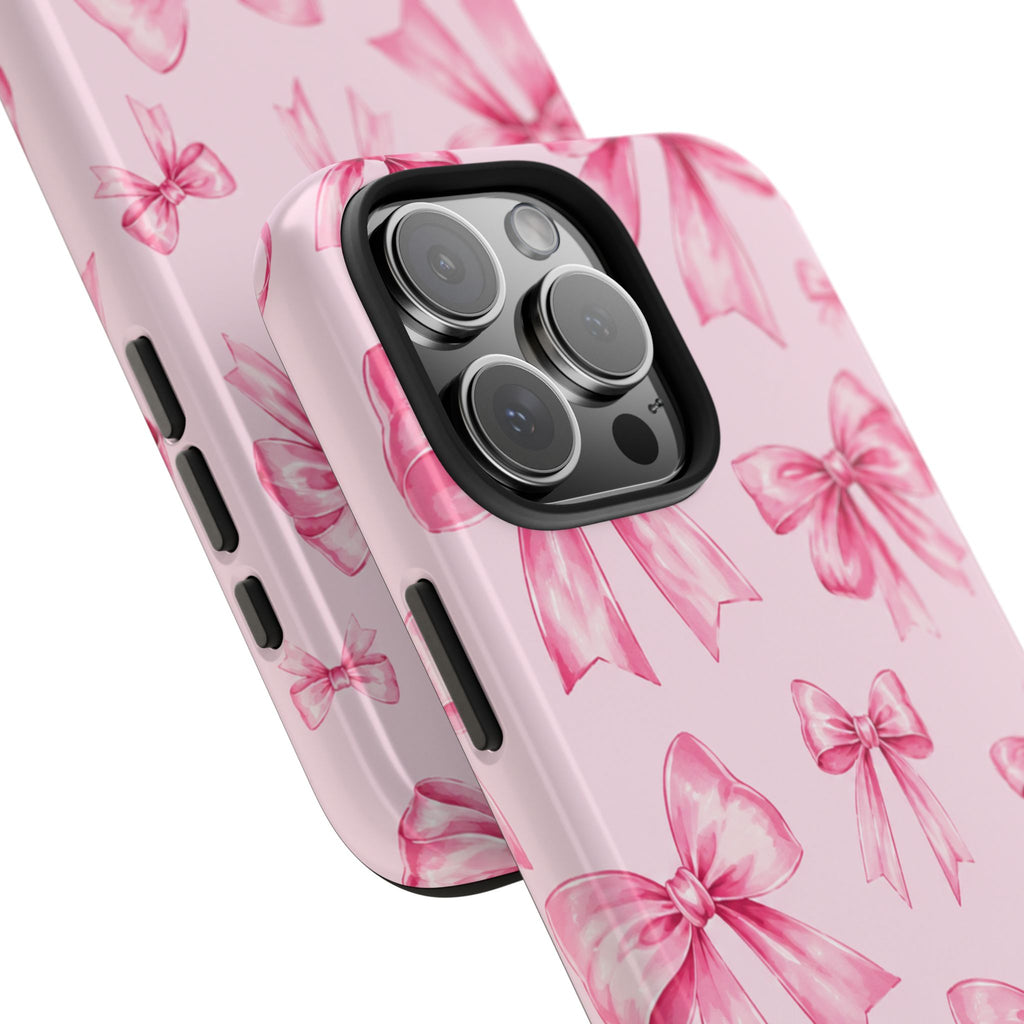 Pink Bow Tough Phone Case
