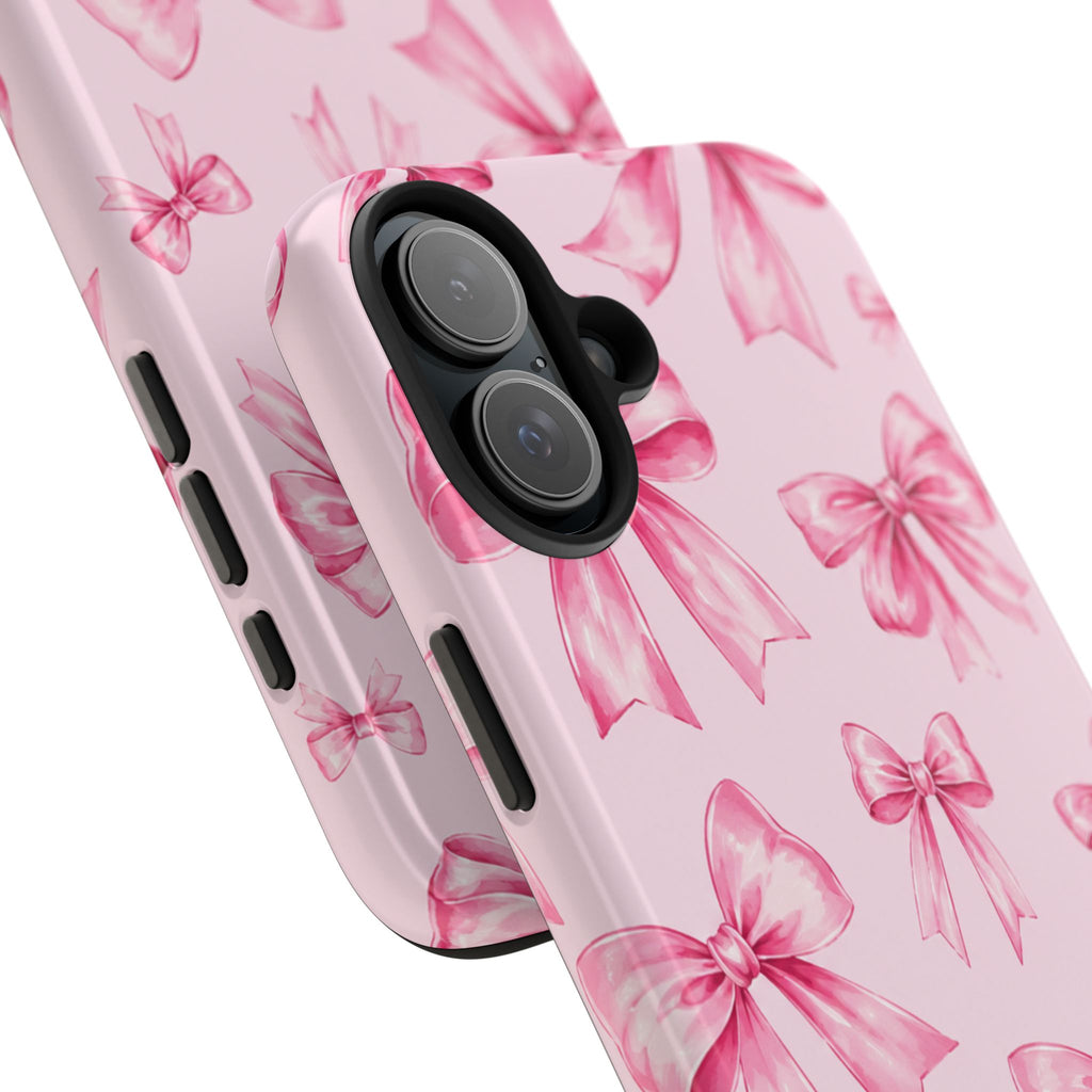 Pink Bow Tough Phone Case