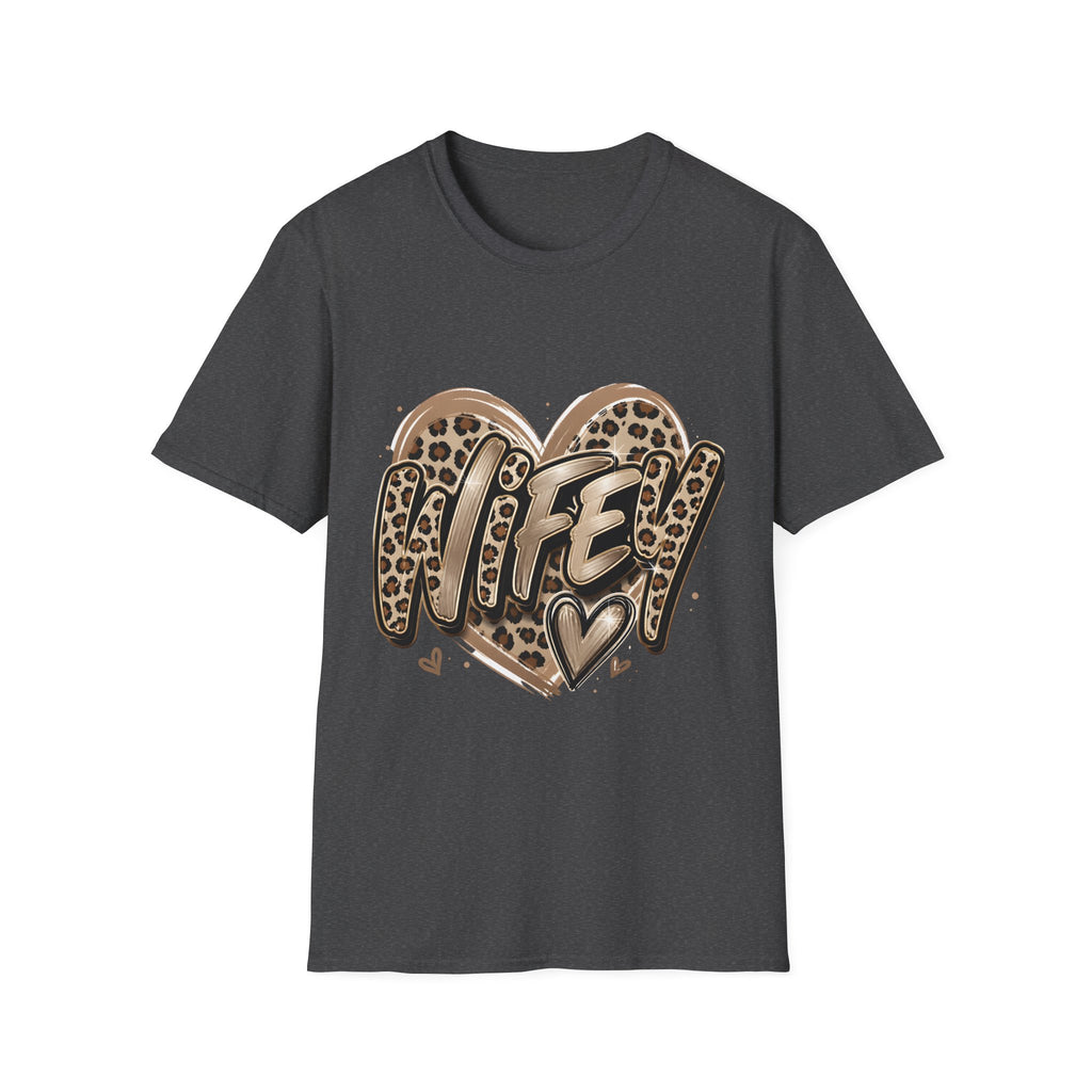 Mom Heart Leopard T‑Shirt