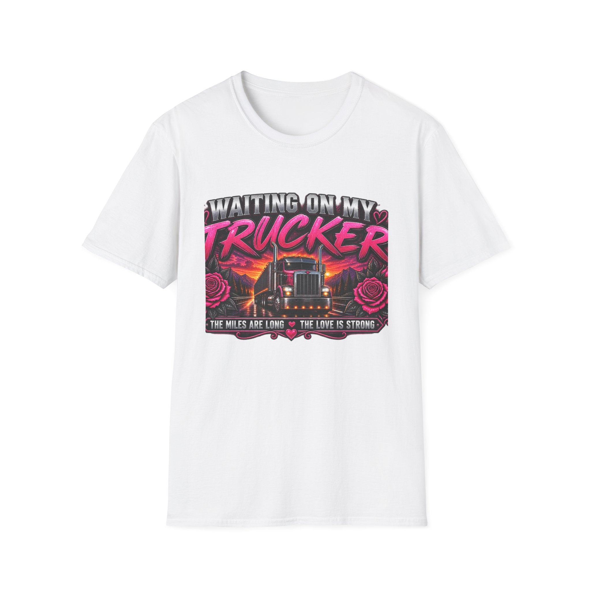 Waiting On My Trucker T-Shirt — Trucker Love Graphic Tee