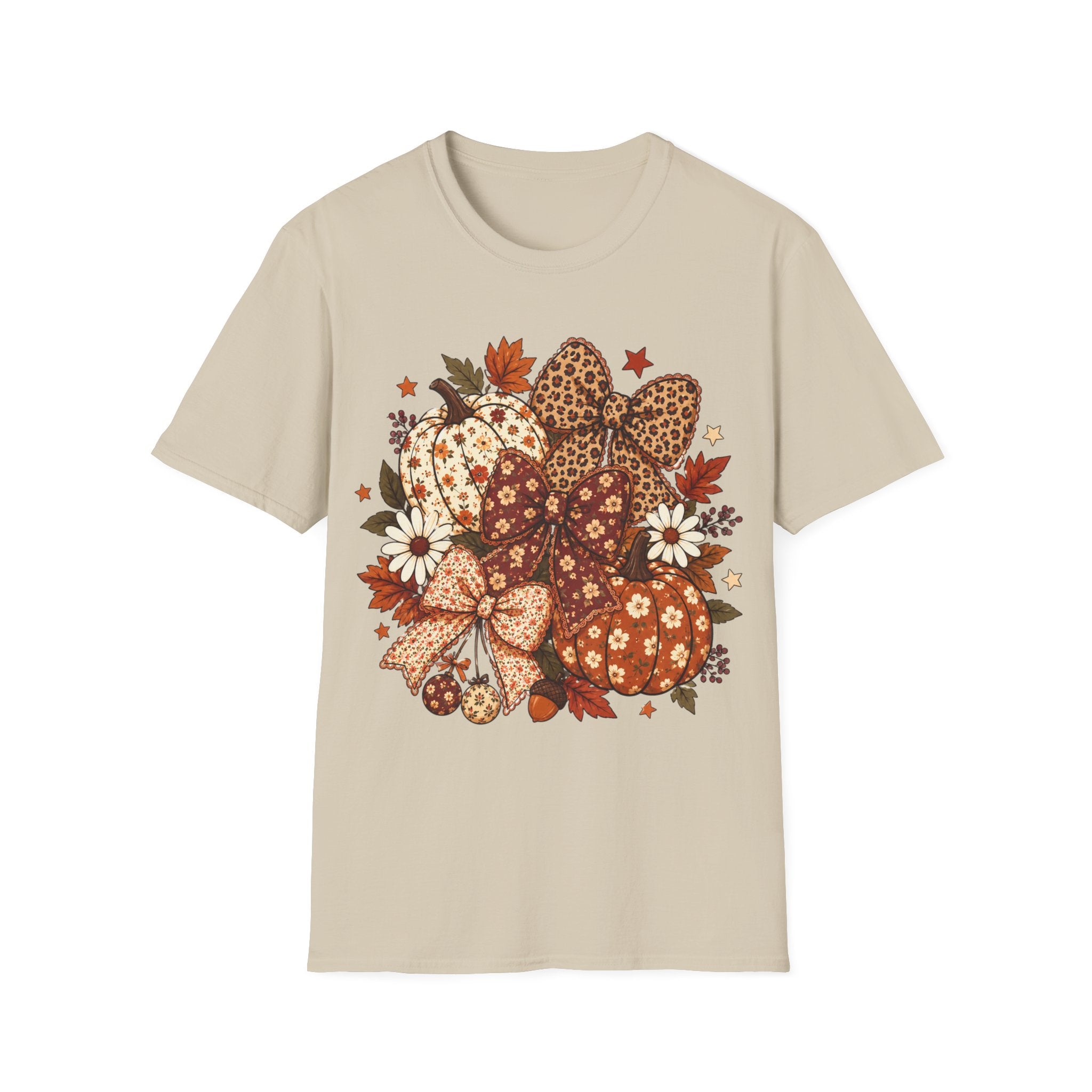 Fall Leopard Pumpkins T-Shirt