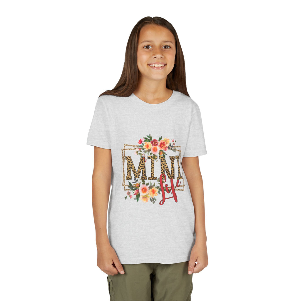 Mini Me Floral Leopard Youth Tee