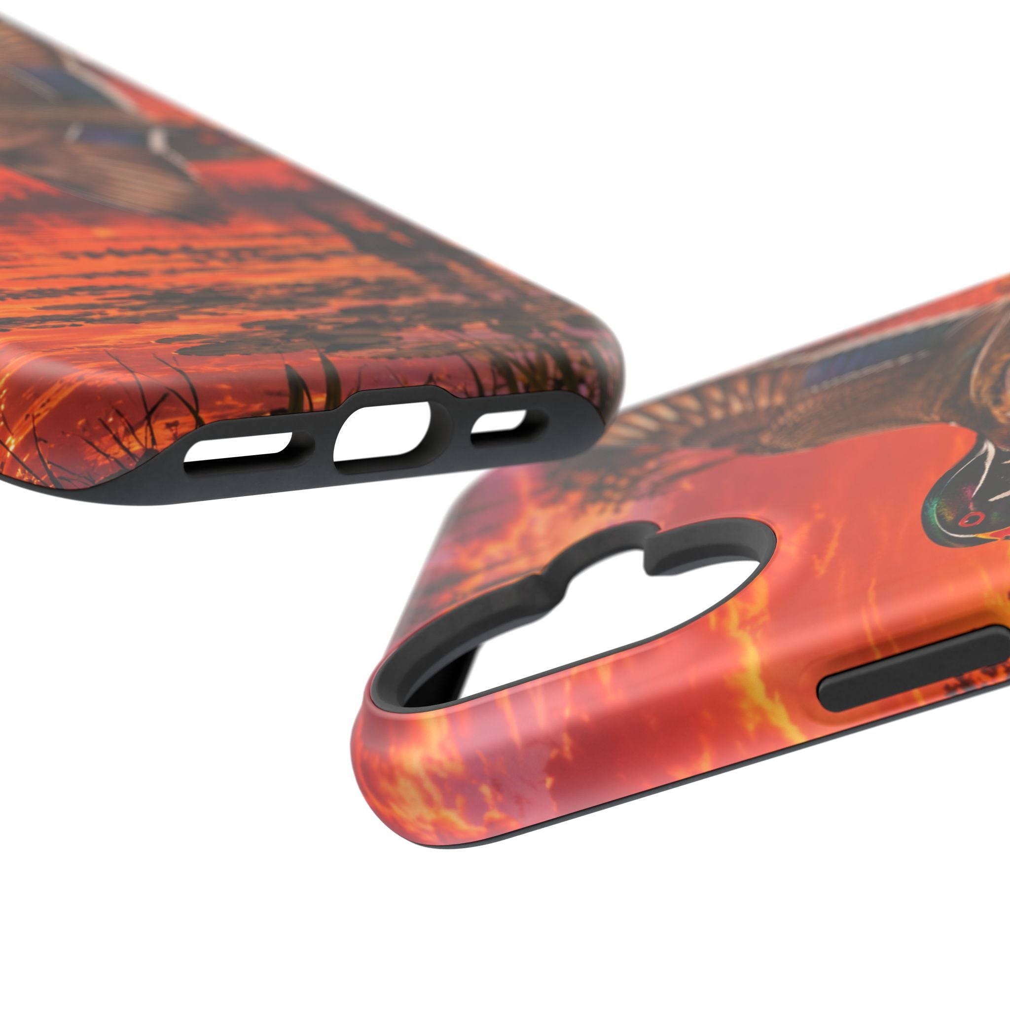 Wood Duck Sunset Phone Case — Magnetic Impact-Resistant