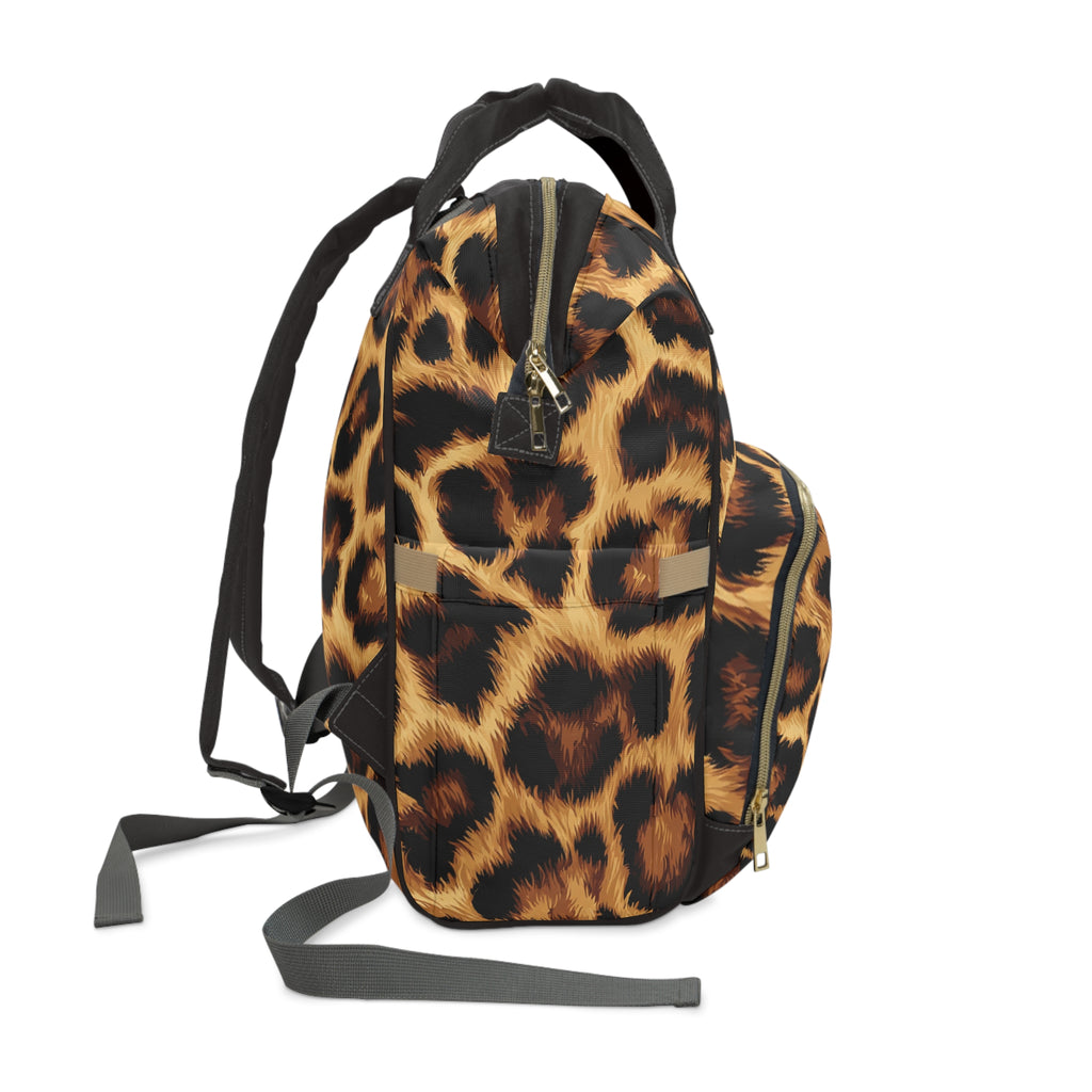 Leopard Print Diaper Backpack