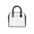 Classic White & Black Shoulder Purse