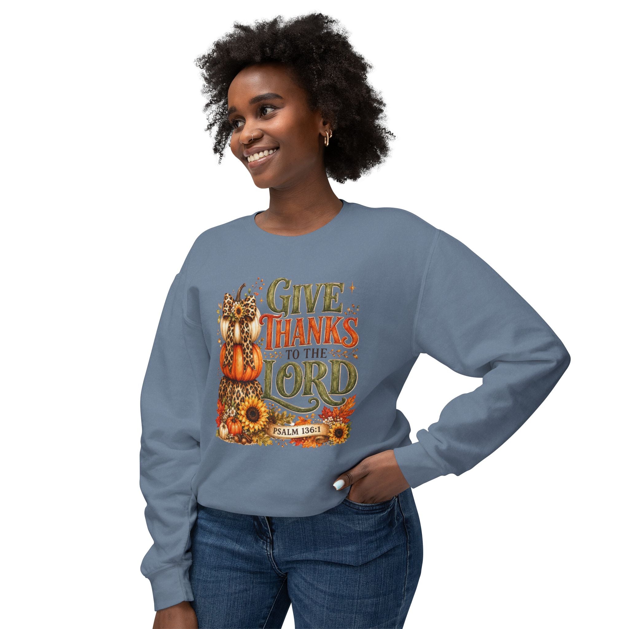 Give Thanks to the Lord Crewneck Sweatshirt