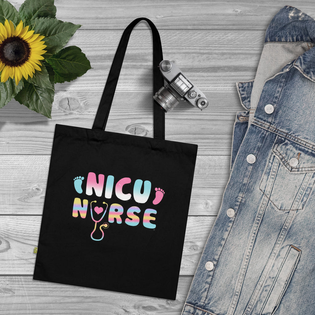 NICU Nurse Organic Tote Bag