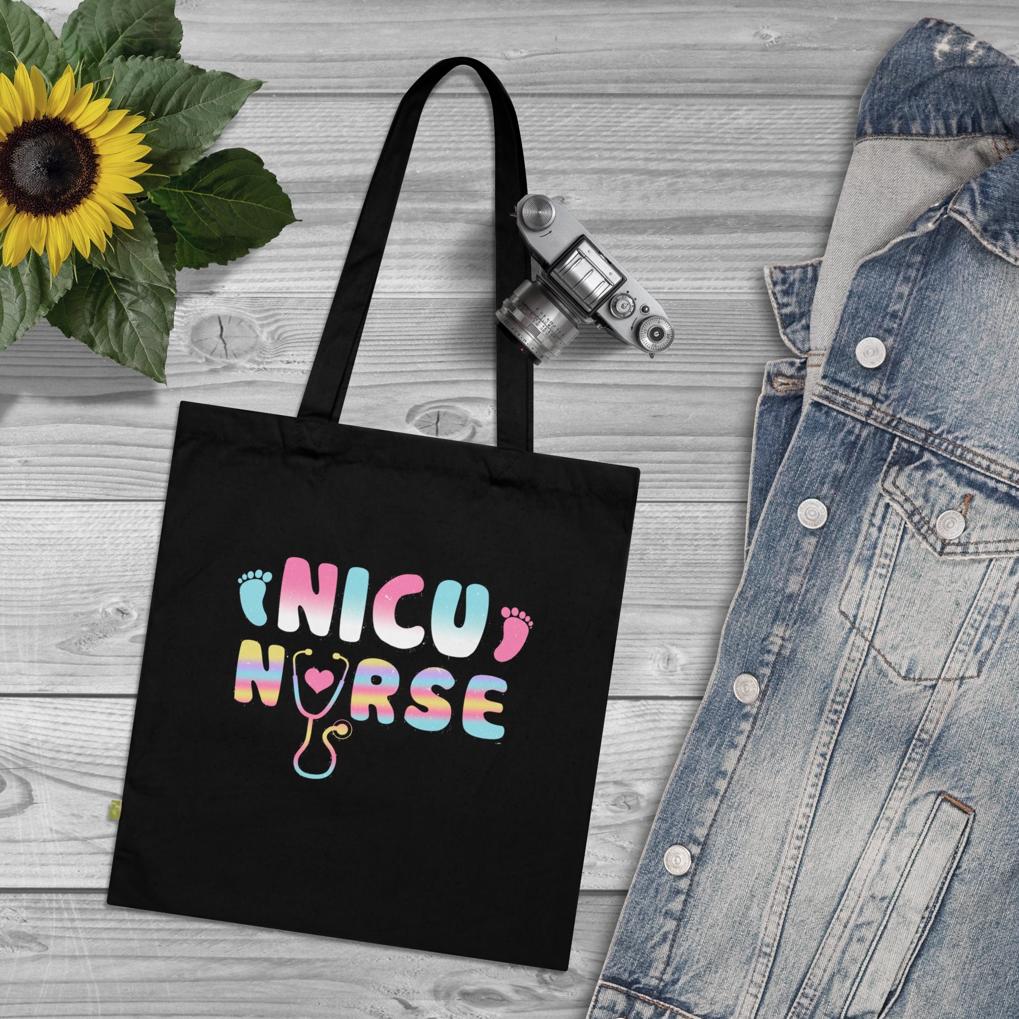 NICU Nurse Organic Tote Bag