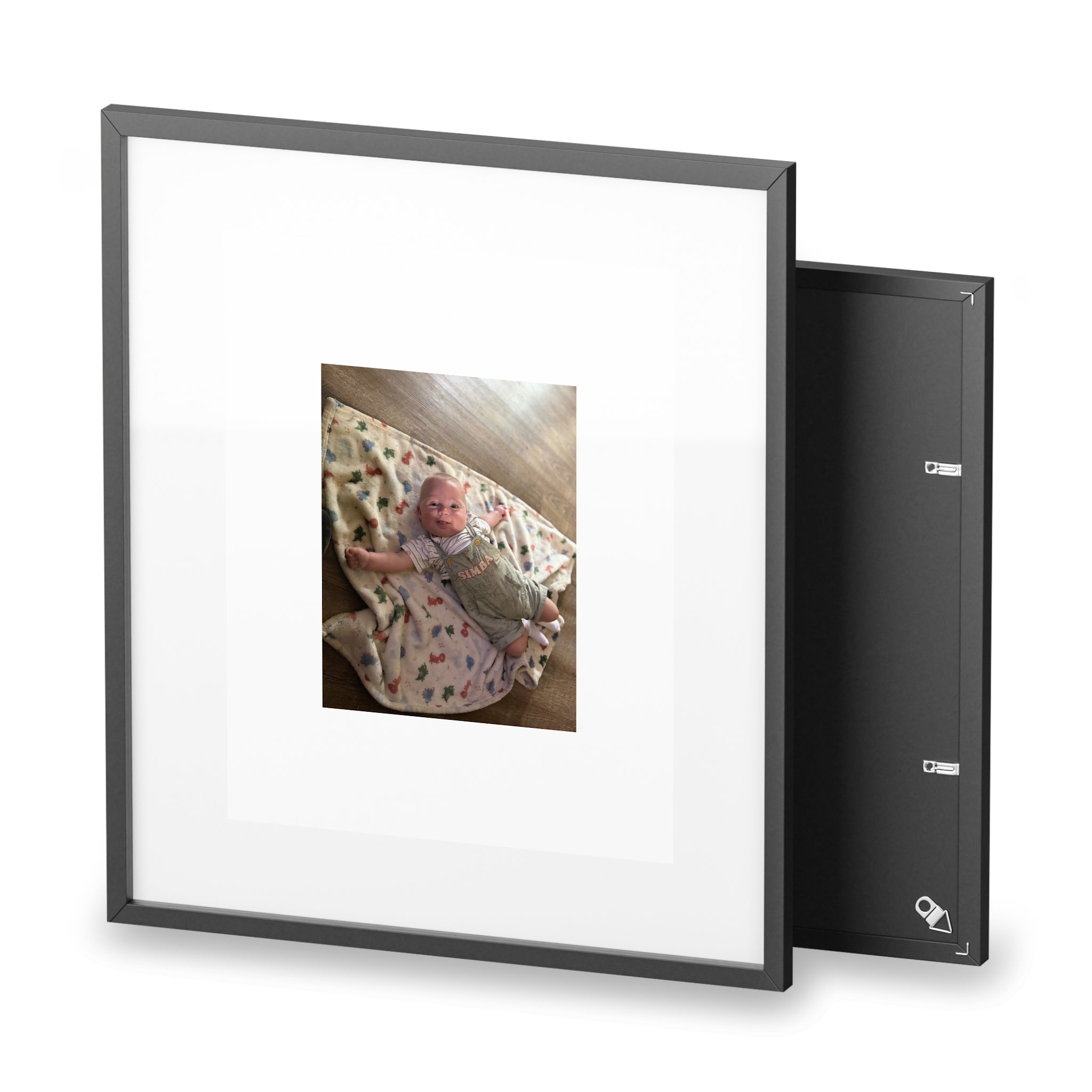 Custom Framed Photo Print — Personalized Matte Poster (Baby Photo)