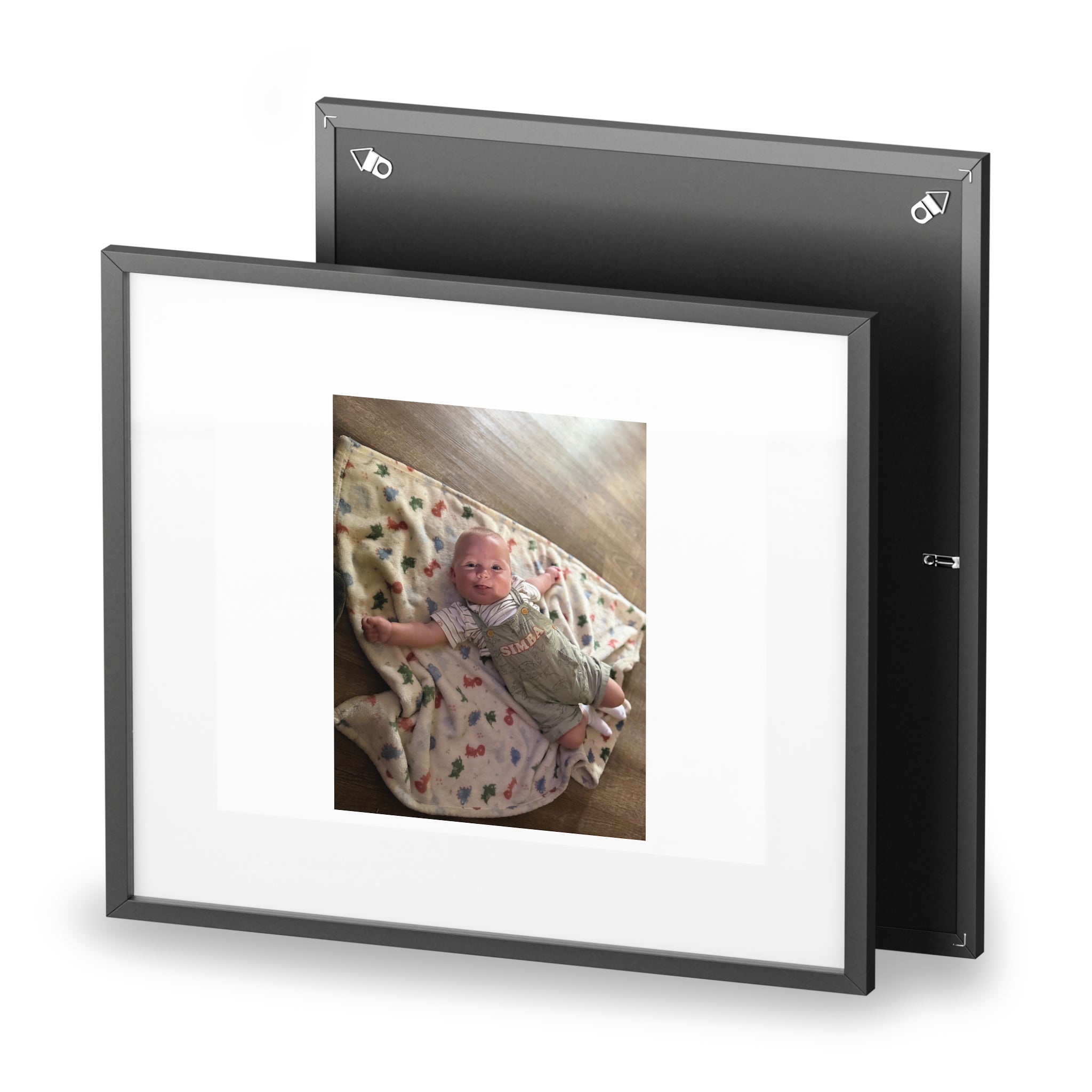Custom Framed Photo Print — Personalized Matte Poster (Baby Photo)