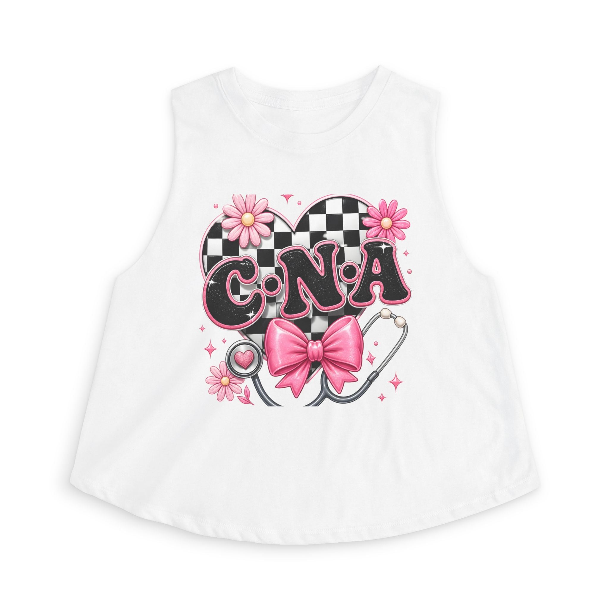 CNA Pink Floral Crop Top
