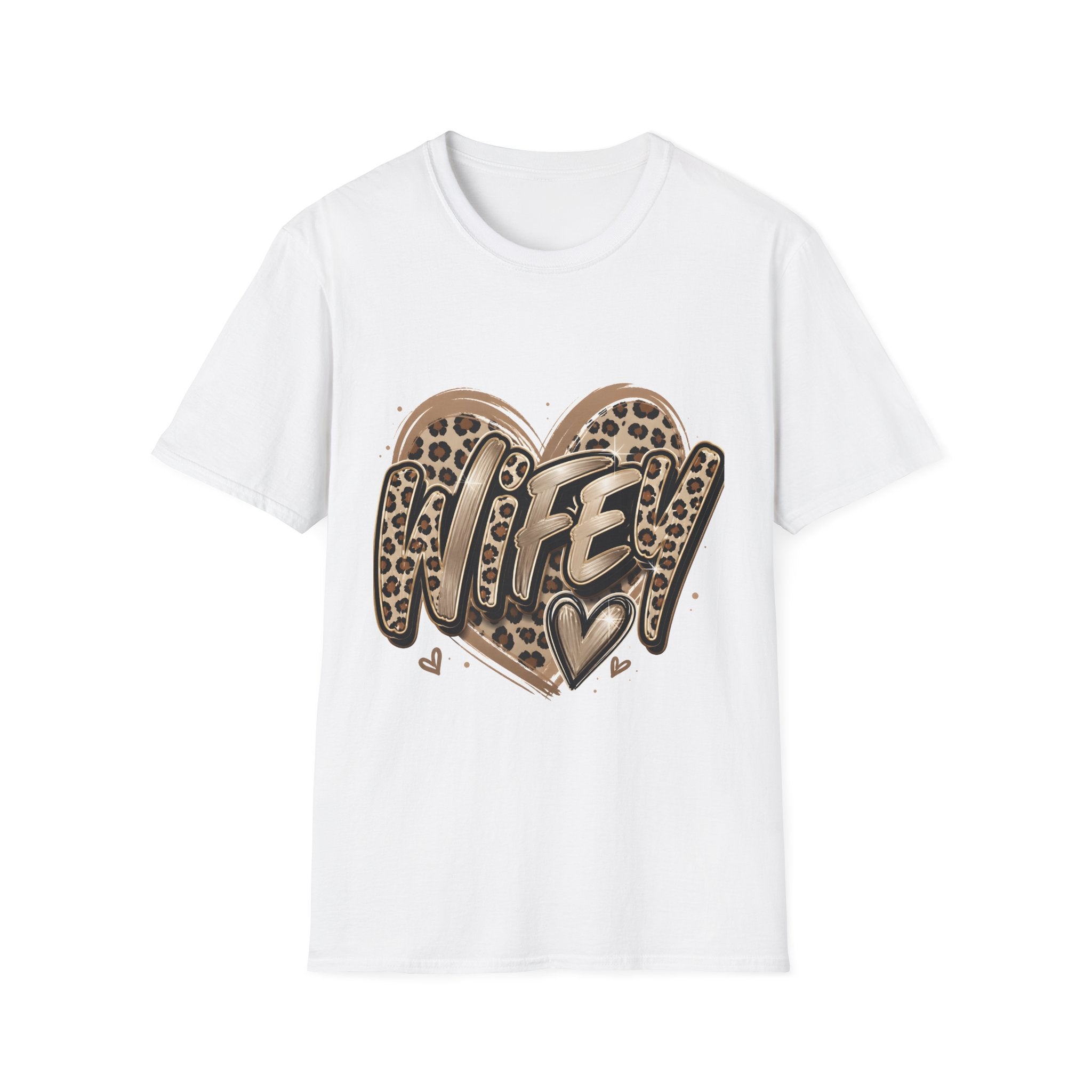 Mom Heart Leopard T‑Shirt