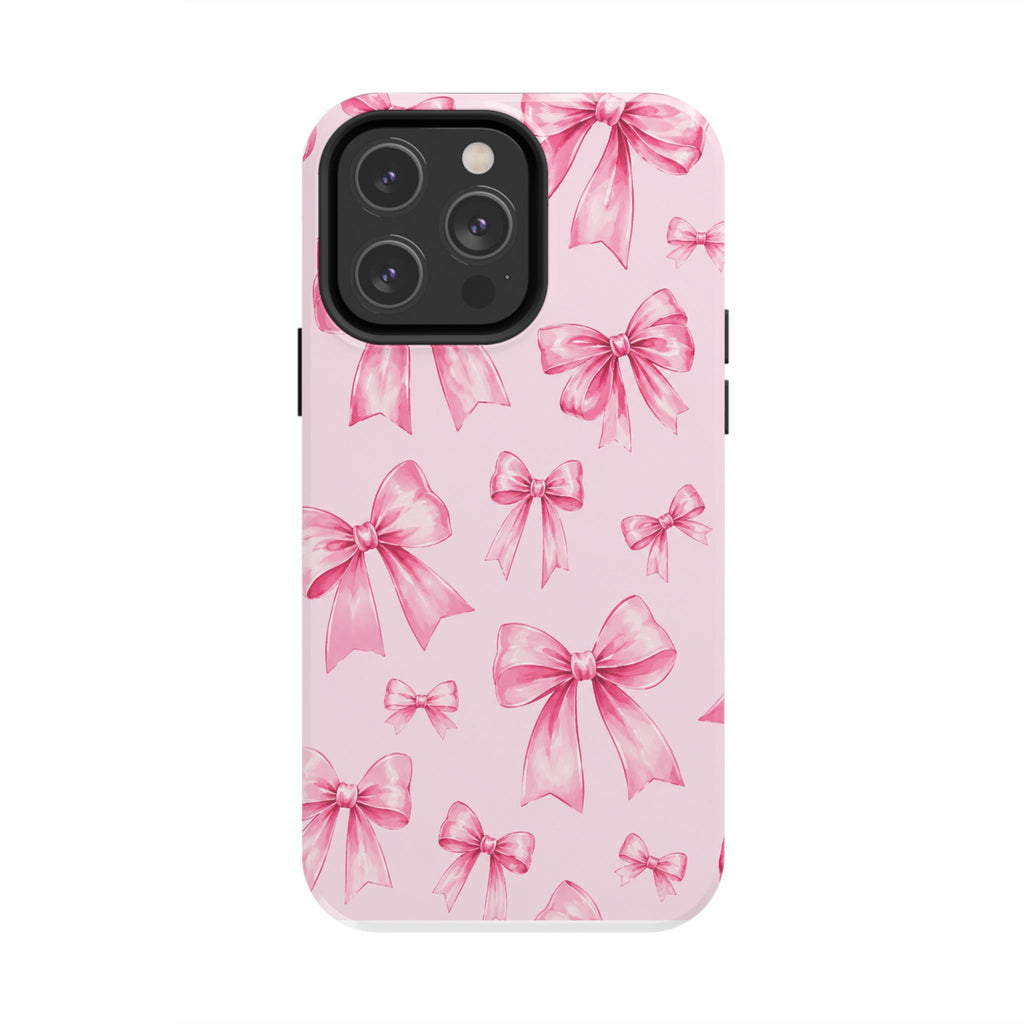 Pink Bow Tough Phone Case