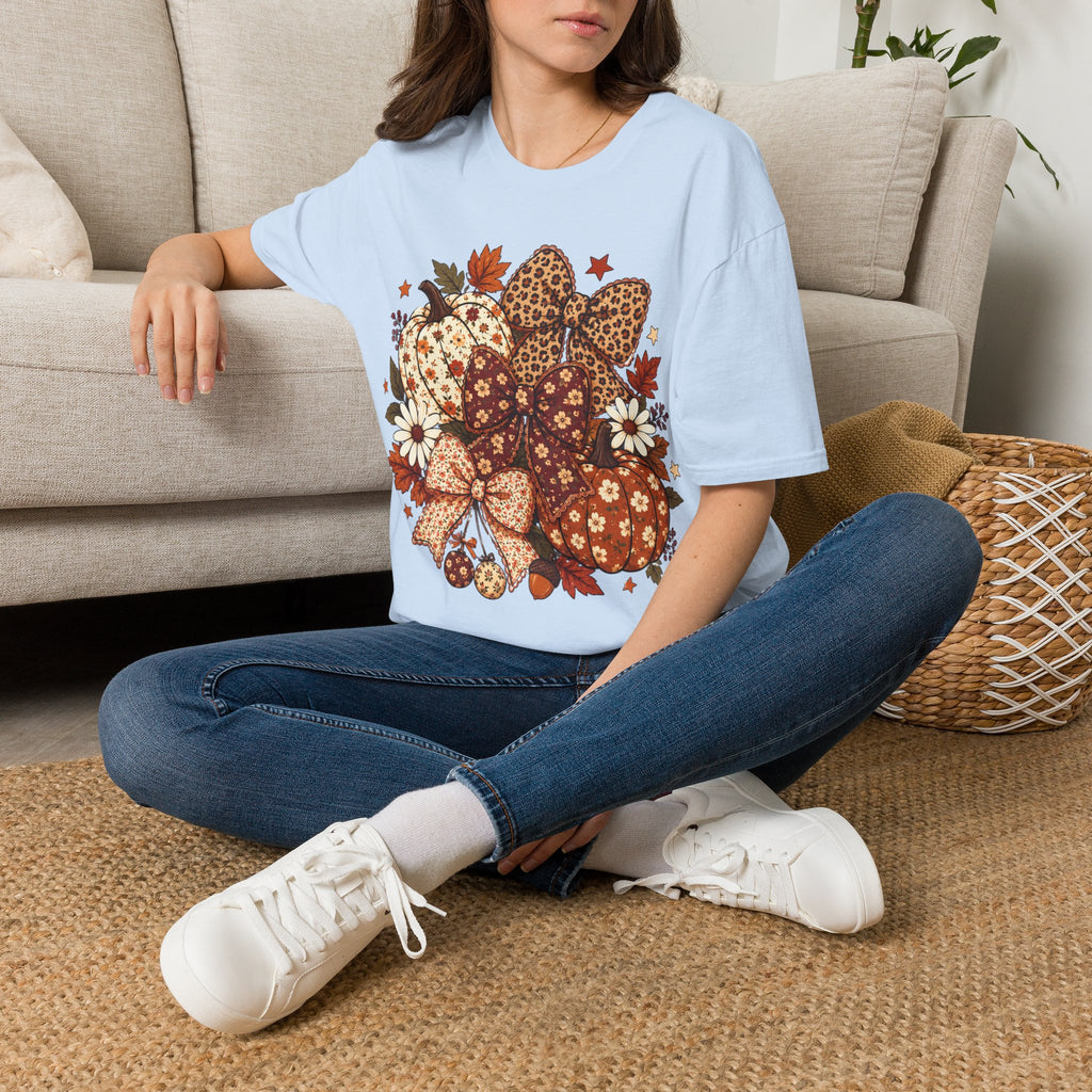 Fall Leopard Pumpkins T-Shirt
