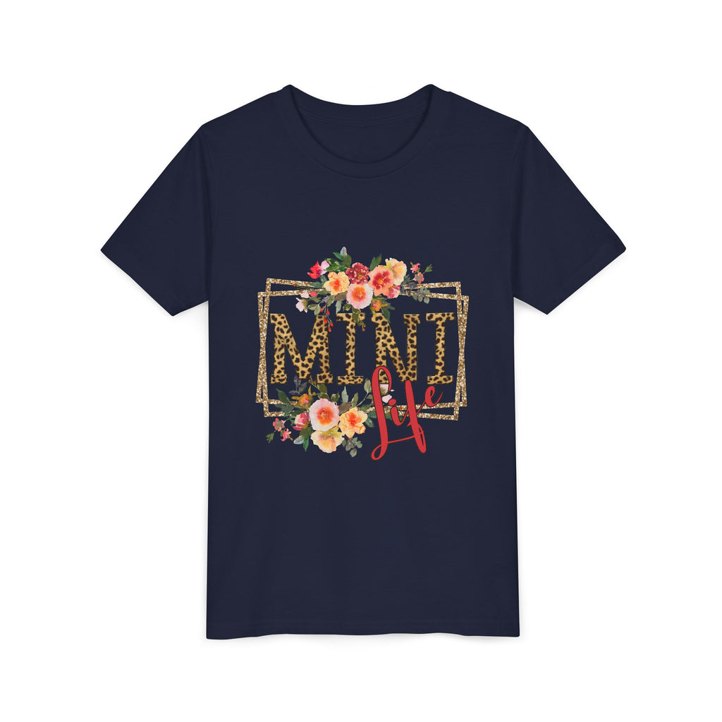 Mini Me Floral Leopard Youth Tee