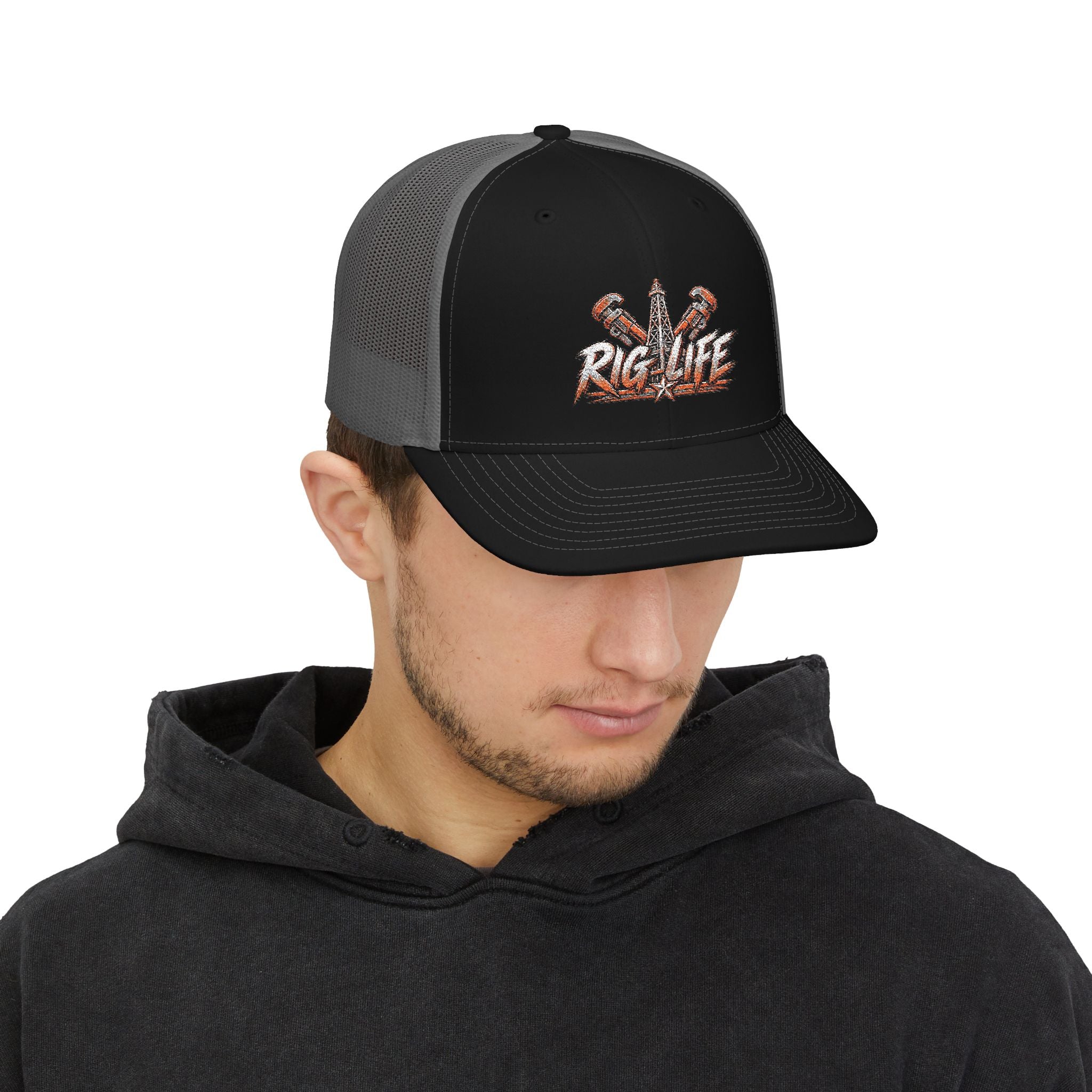 Vintage Right Life Trucker Cap – Embroidered Snapback Hat