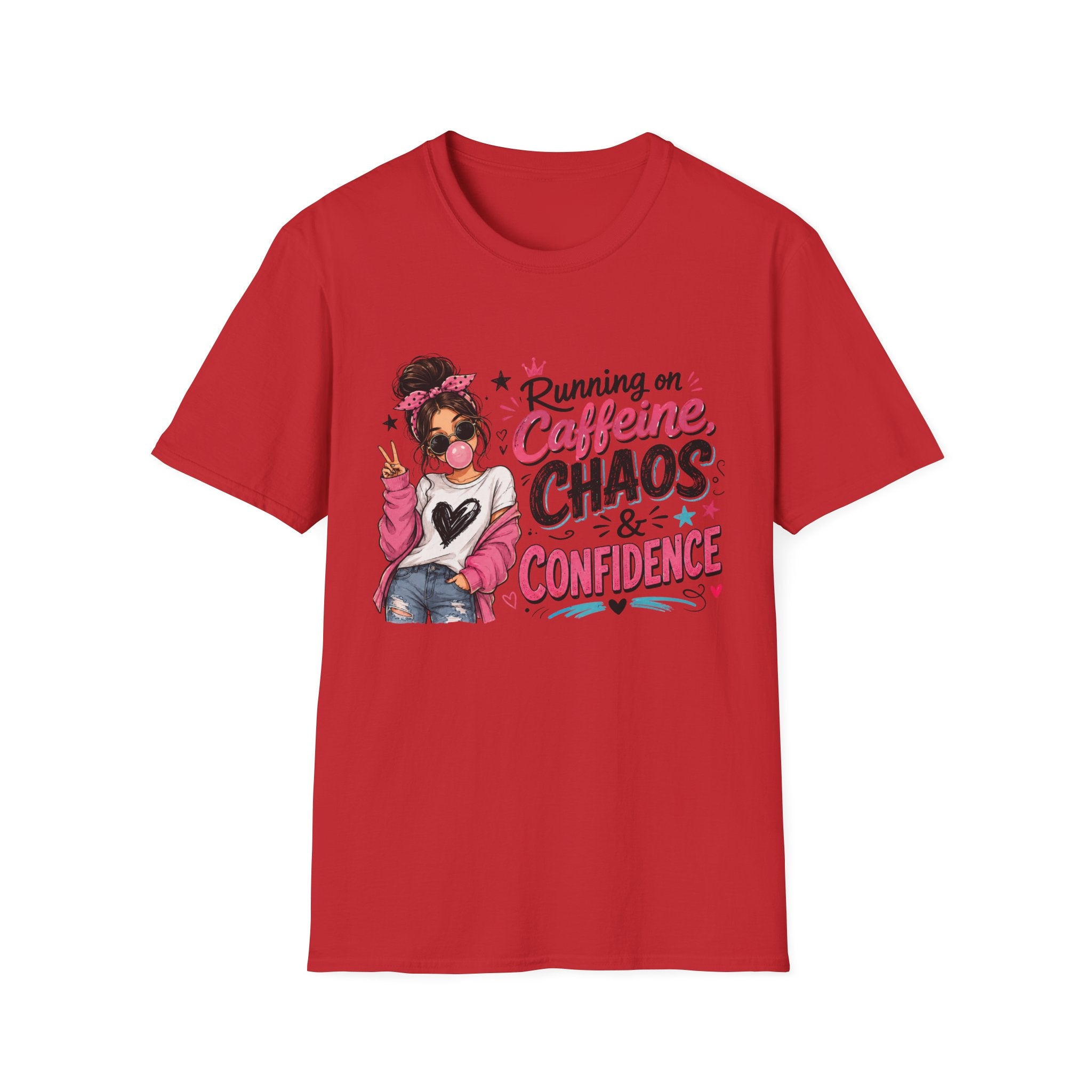 Running on Caffeine, Chaos & Confidence T-Shirt