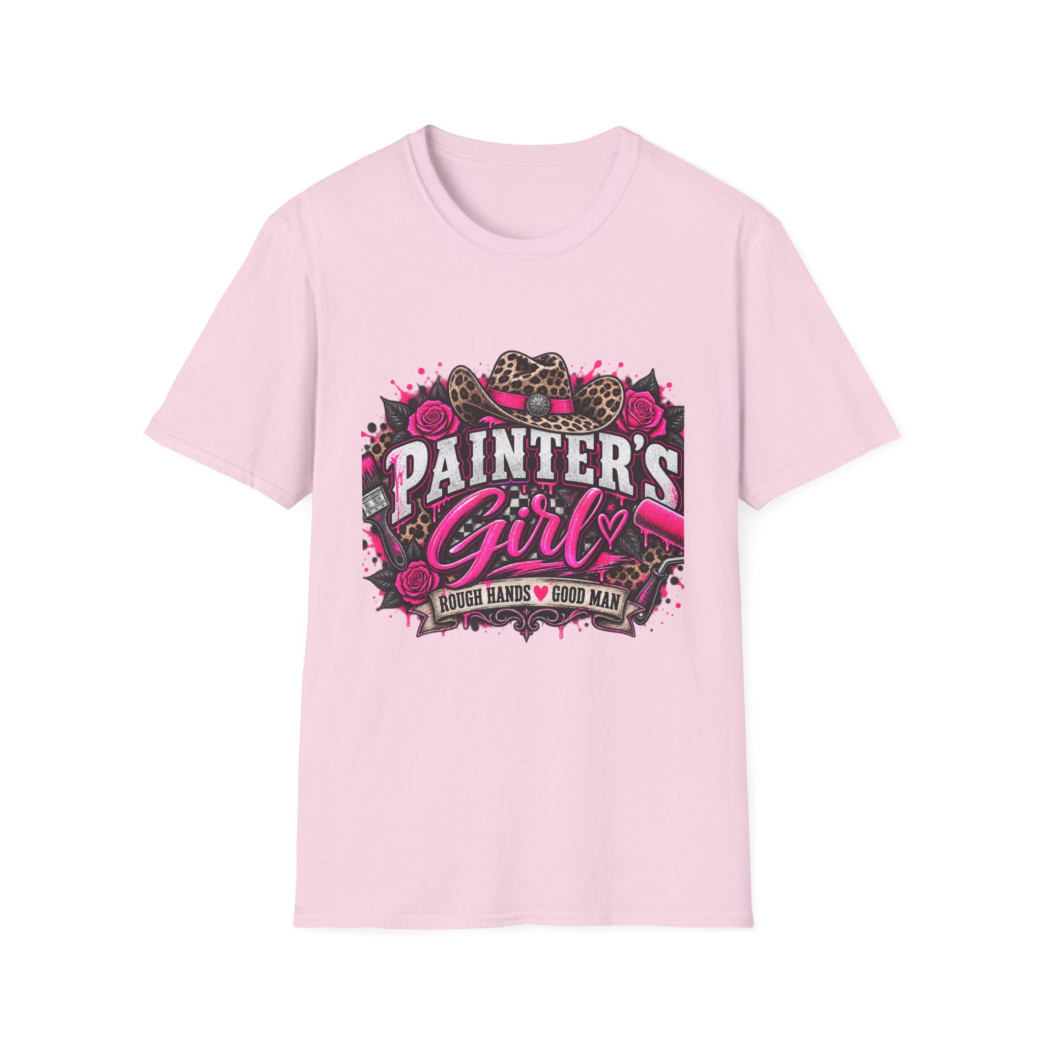 Painter's Girl T-Shirt — Feminine Cowgirl Paint Crew Tee