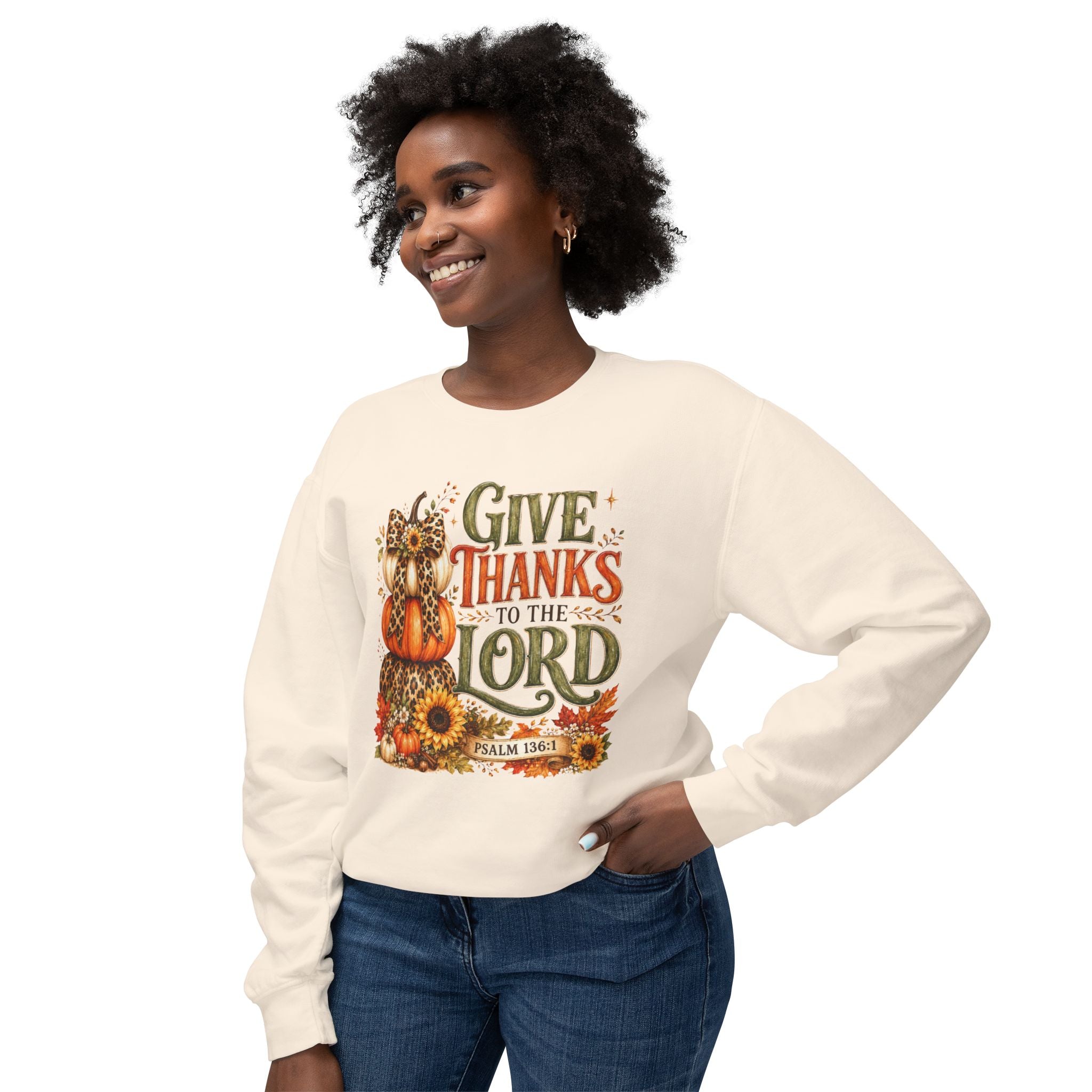 Give Thanks to the Lord Crewneck Sweatshirt
