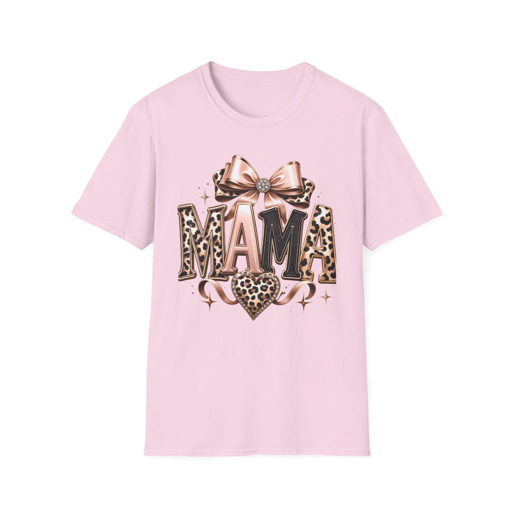 Mama Leopard Bow T-Shirt