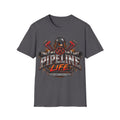 Pipeline Life T-Shirt — Industrial Welding & Pipefitting Crew Tee