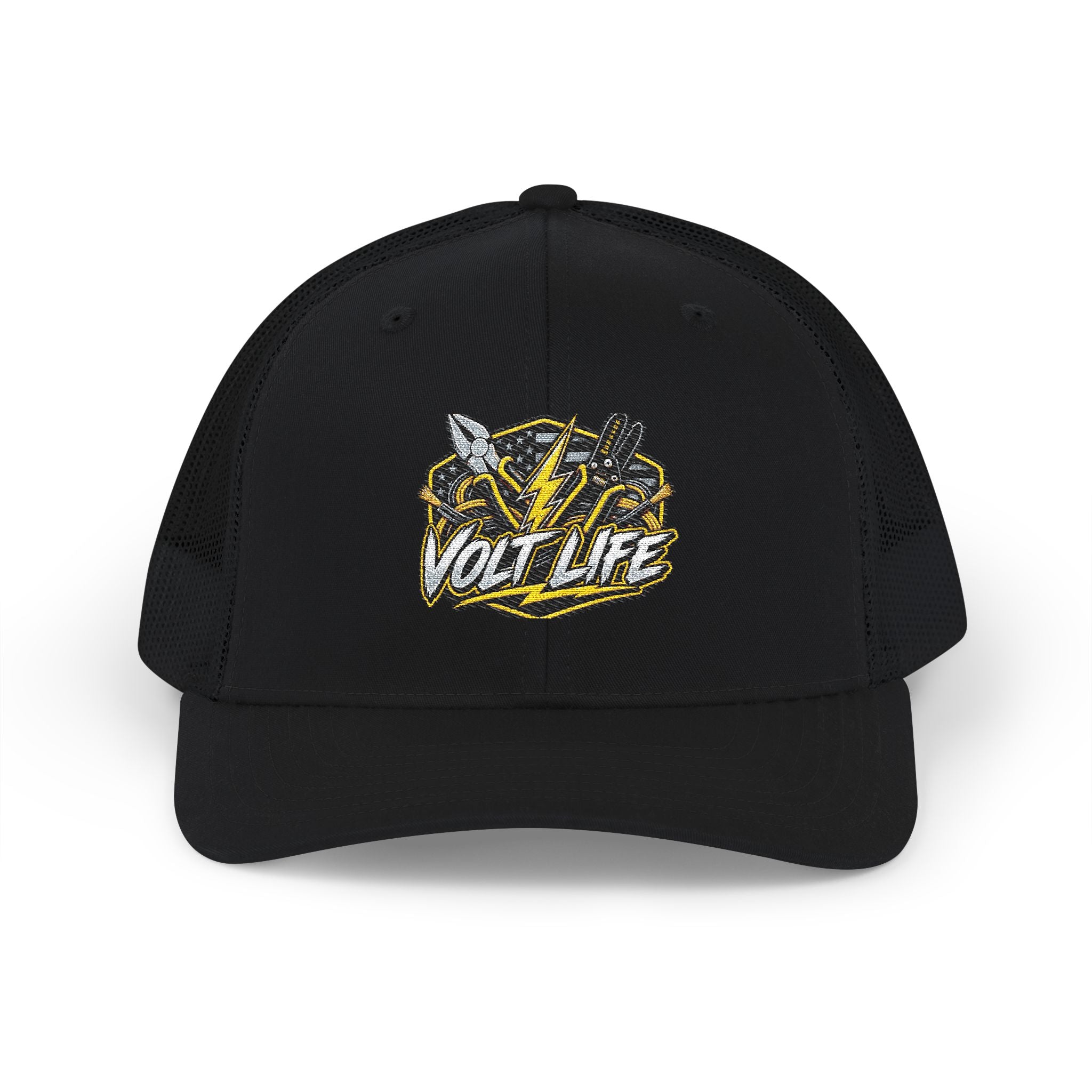 Volt Life Trucker Cap – Electric Bolt Logo Snapback Hat