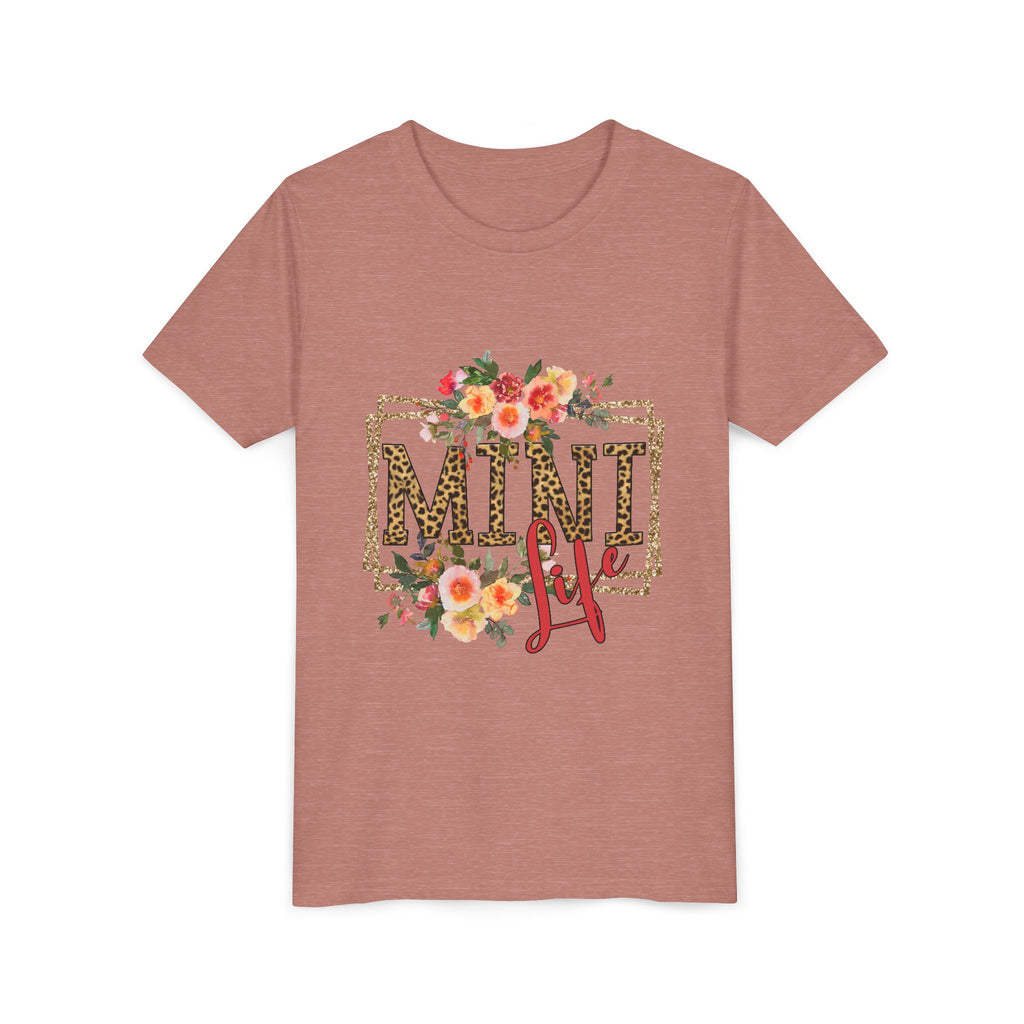 Mini Me Floral Leopard Youth Tee