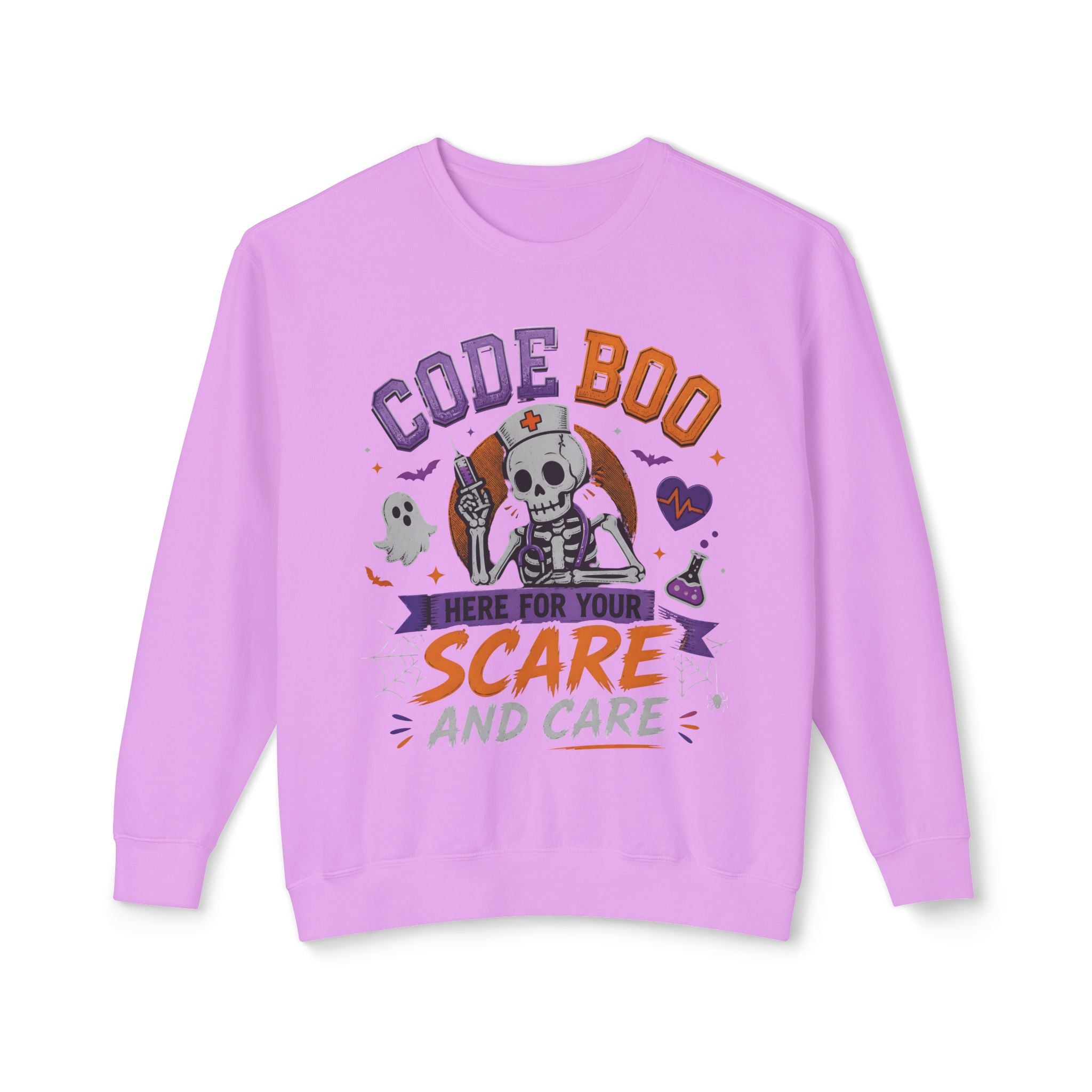 Nurse Skeleton 'Code Boo' Sweatshirt