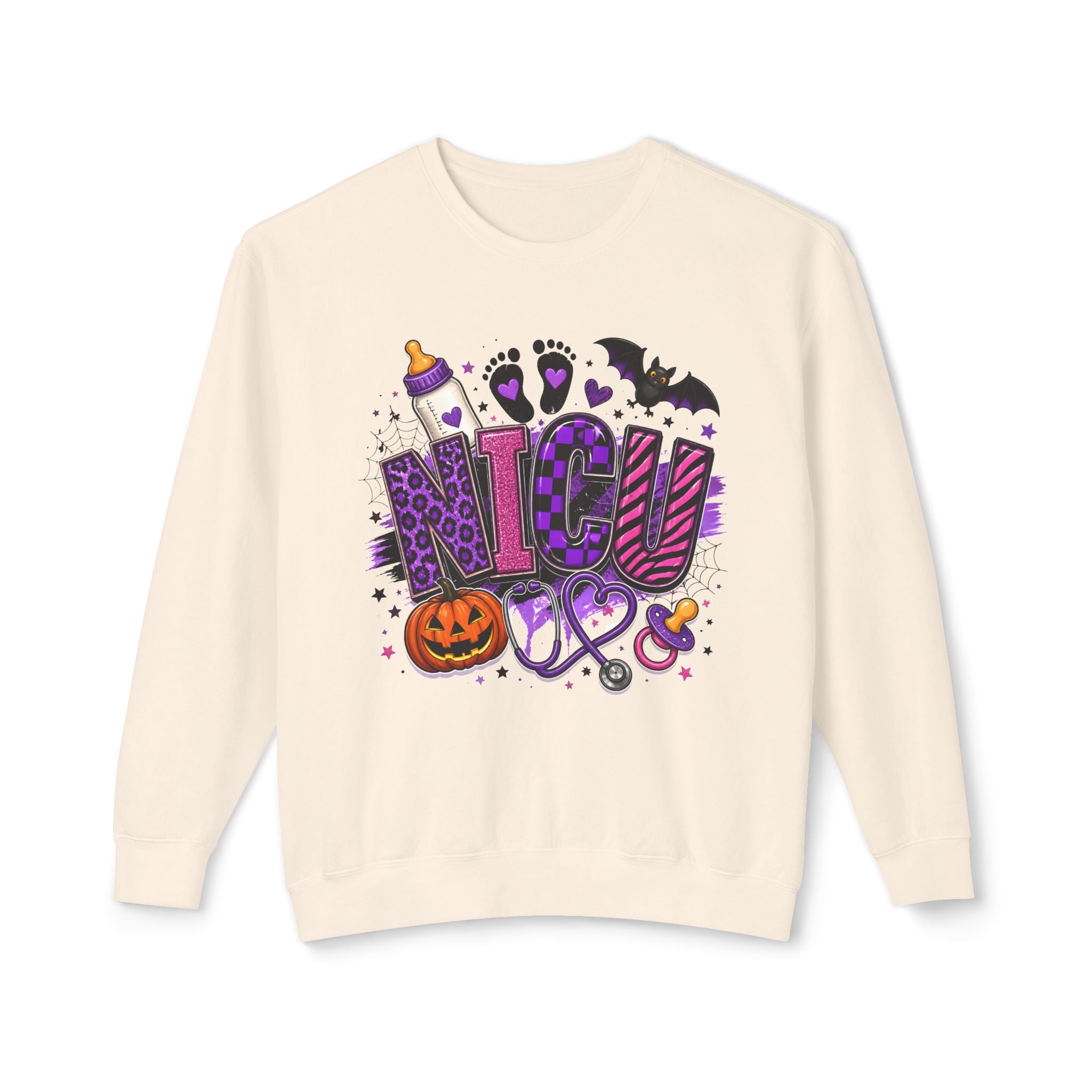 NICU Nurse Halloween Crewneck Sweatshirt